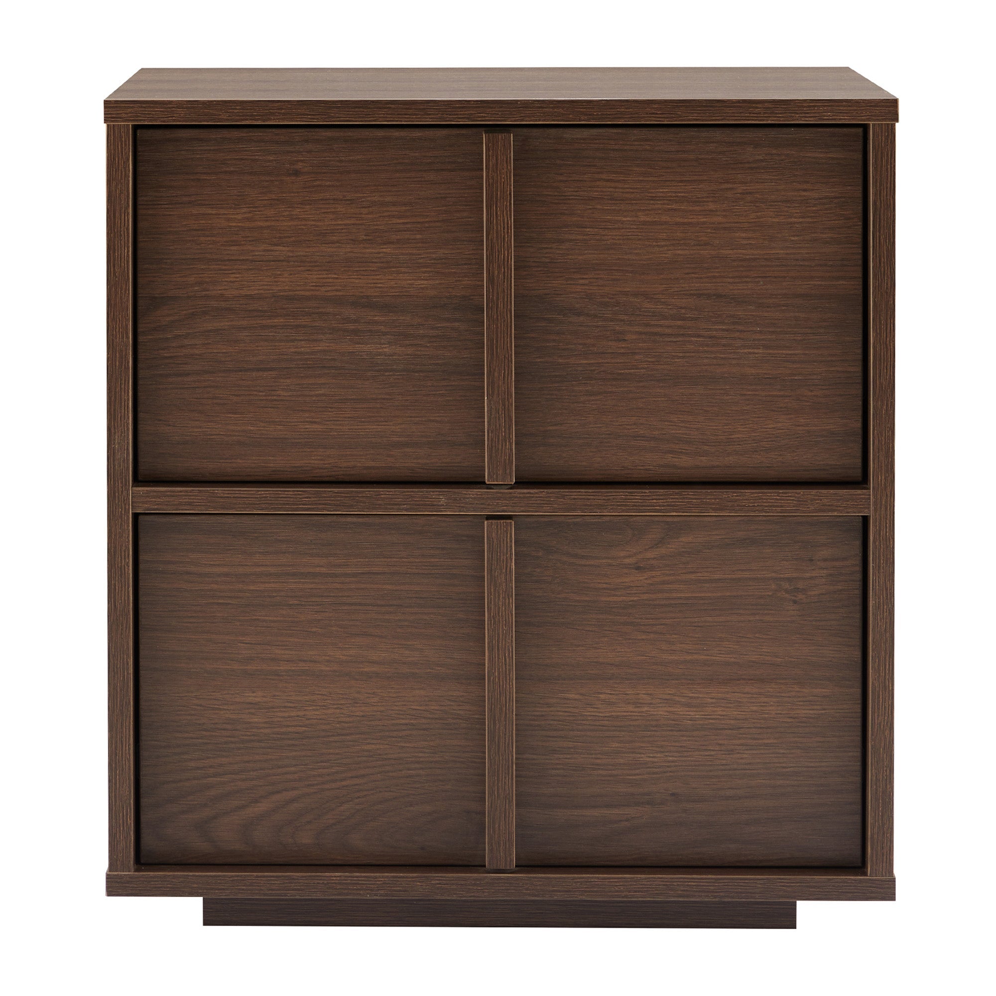 Auggie Bedside Table Walnut (Set of 2)