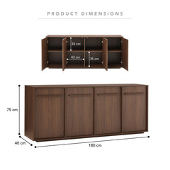 Auggie Buffet Walnut (180cm)