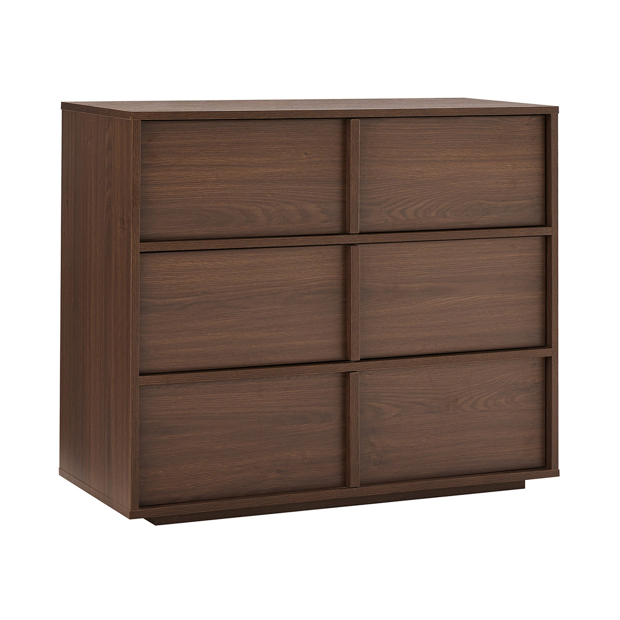 Auggie Chest of 3 Drawers Walnut