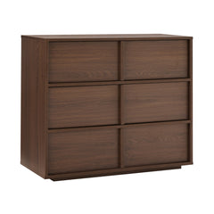 Auggie Chest of 3 Drawers Walnut