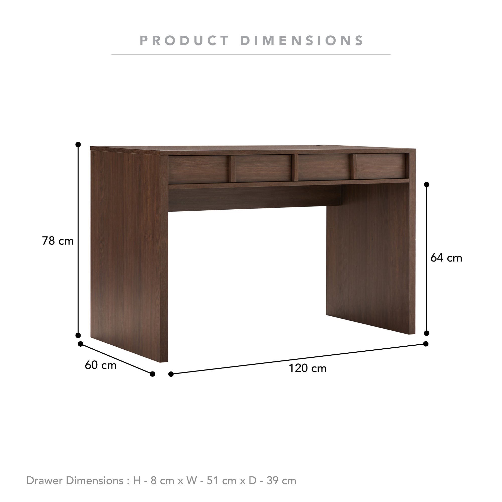 Auggie Desk Walnut
