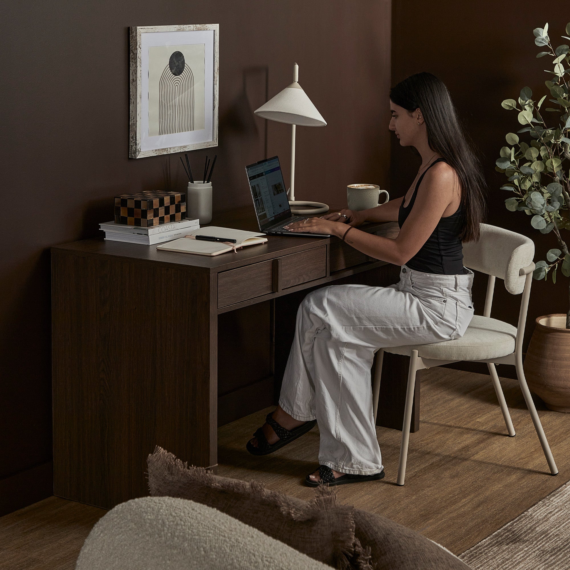 Auggie Desk Walnut