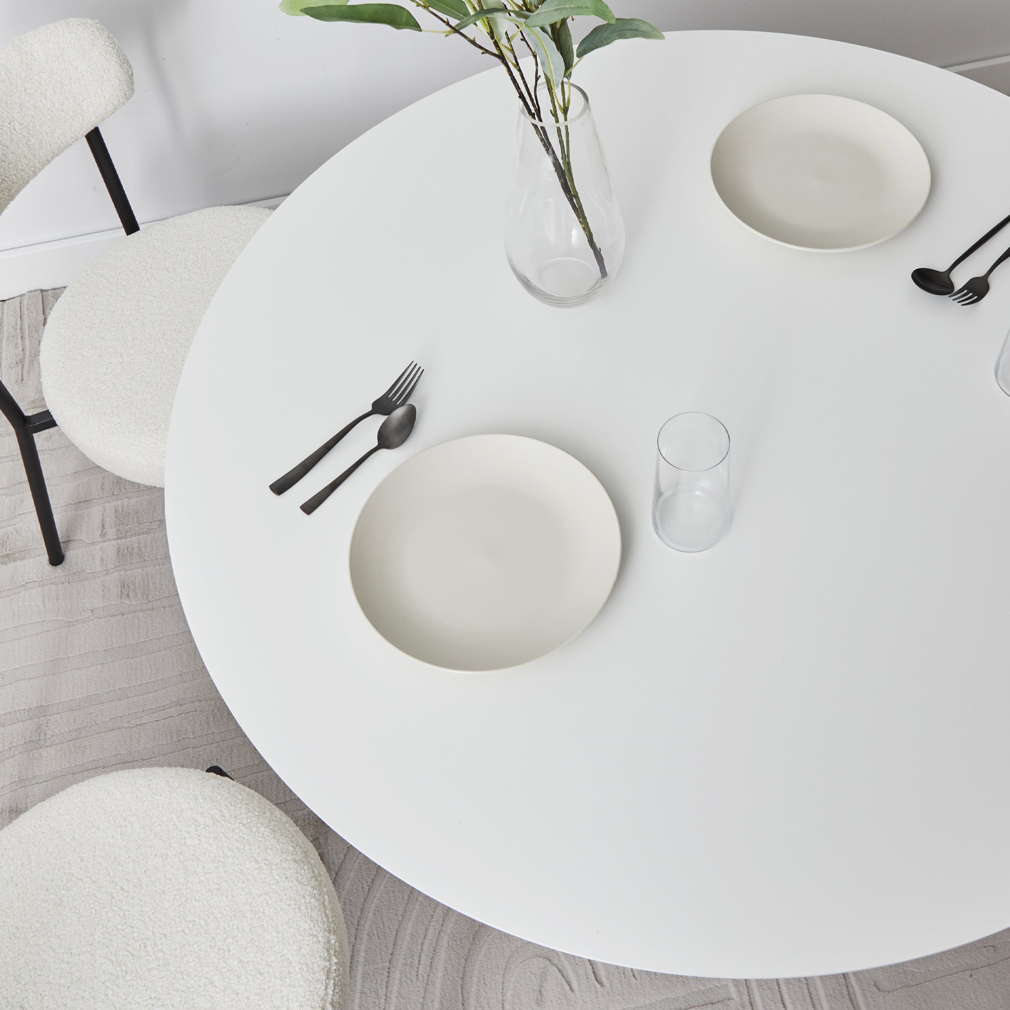 Cami Dining Table White (120cm)