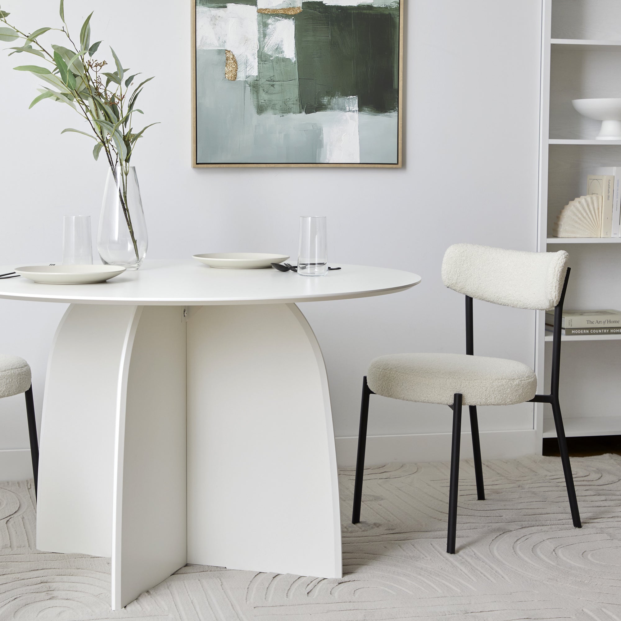 Cami Dining Table White (120cm)