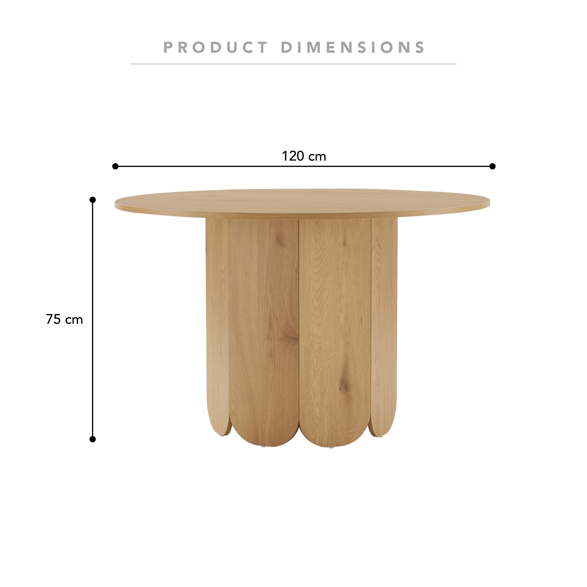 Sadie Dining Table (120cm)