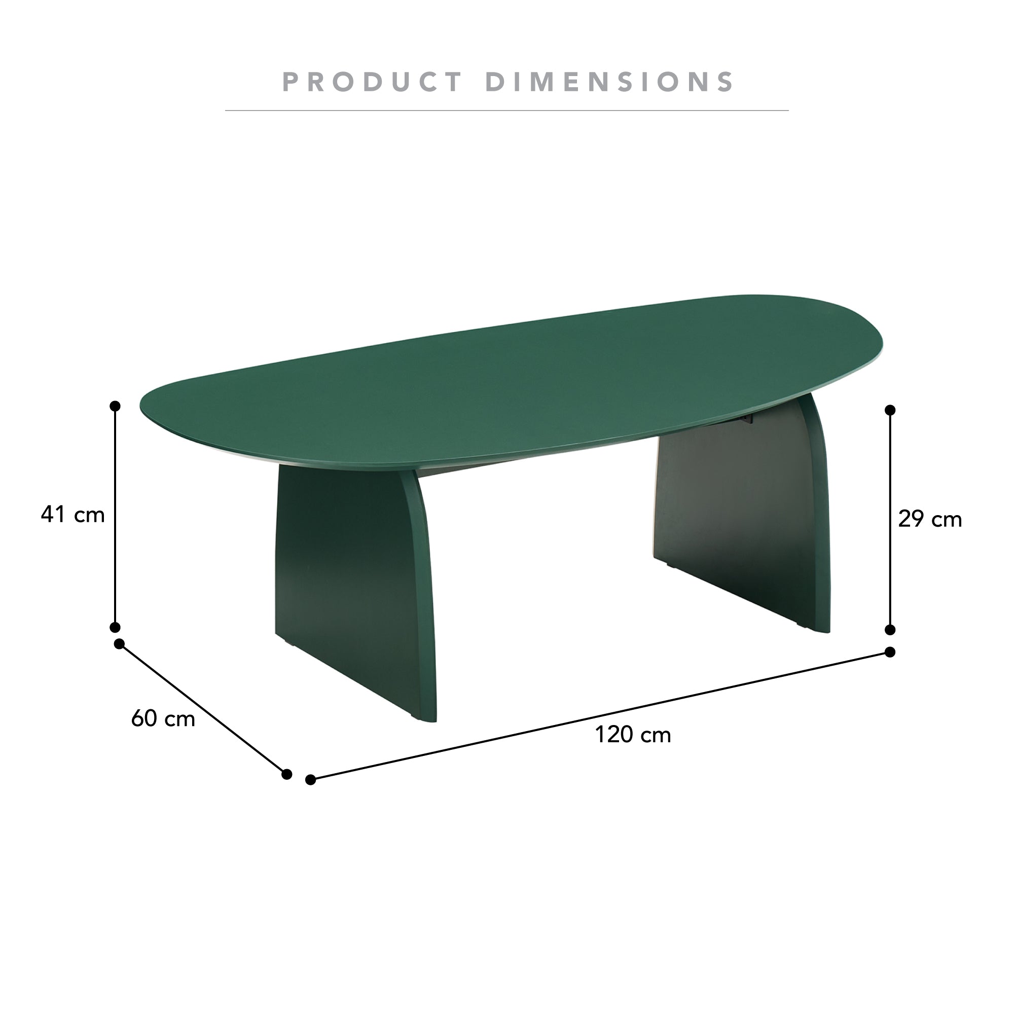 Jenkins Coffee Table Green