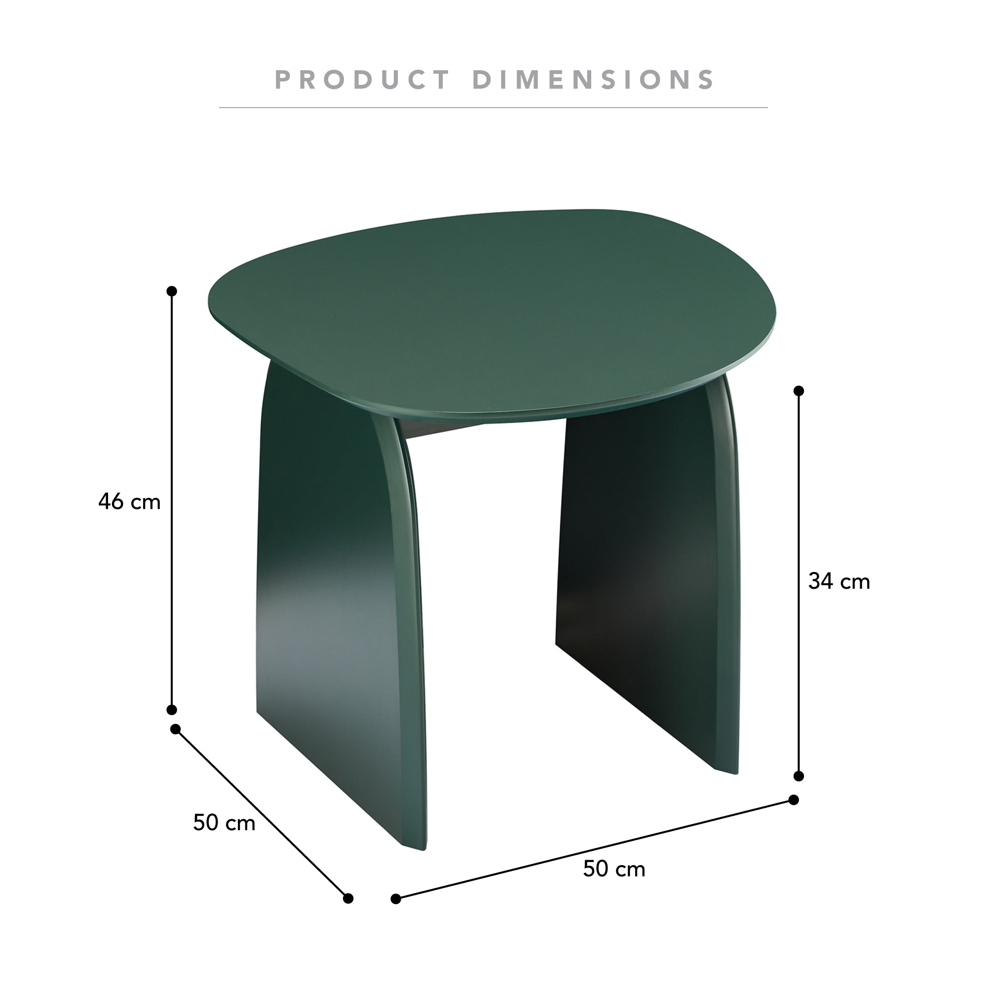 Jenkins Side Table Green