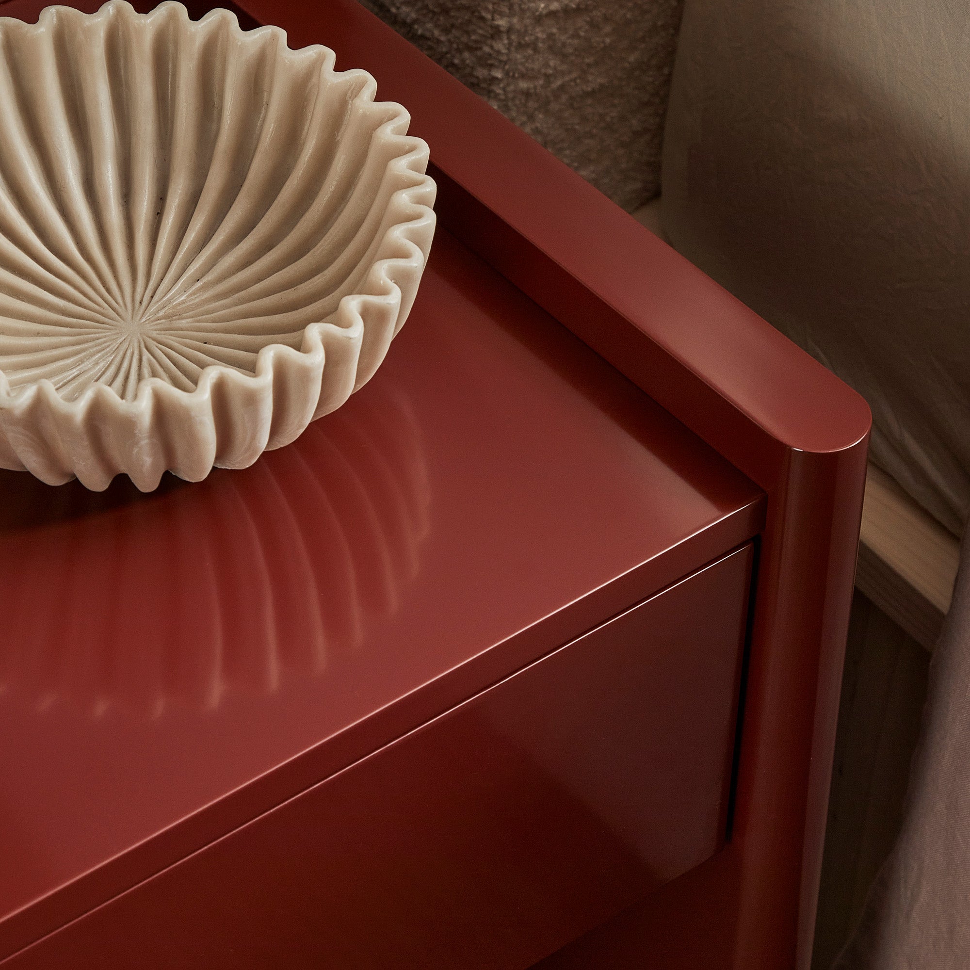 Martine Bedside Table Wine