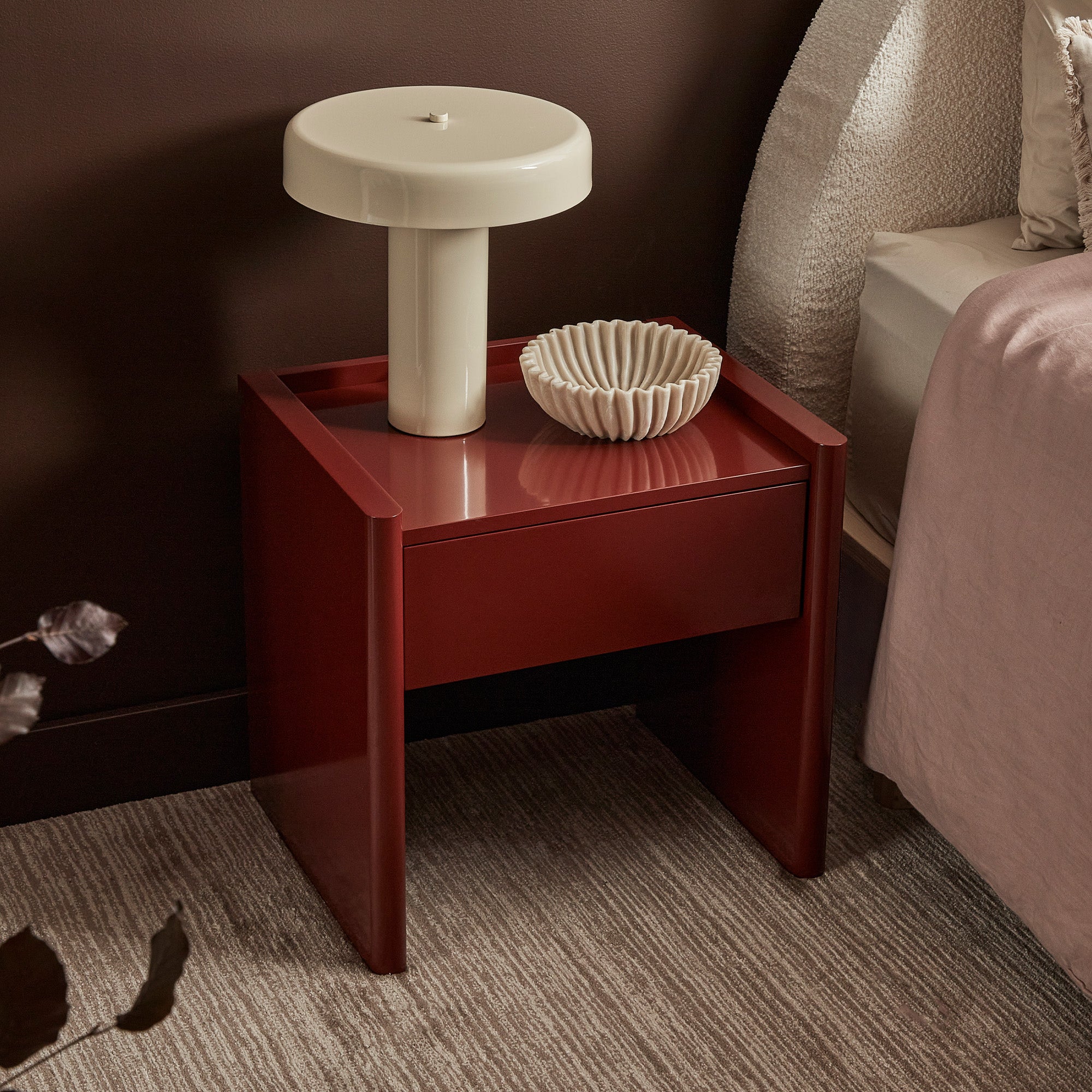 Martine Bedside Table Wine (Set of 2)