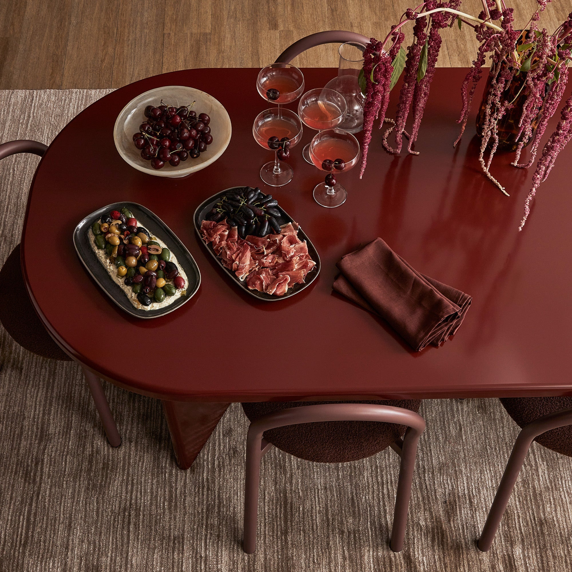 Martine Dining Table Wine (200cm)