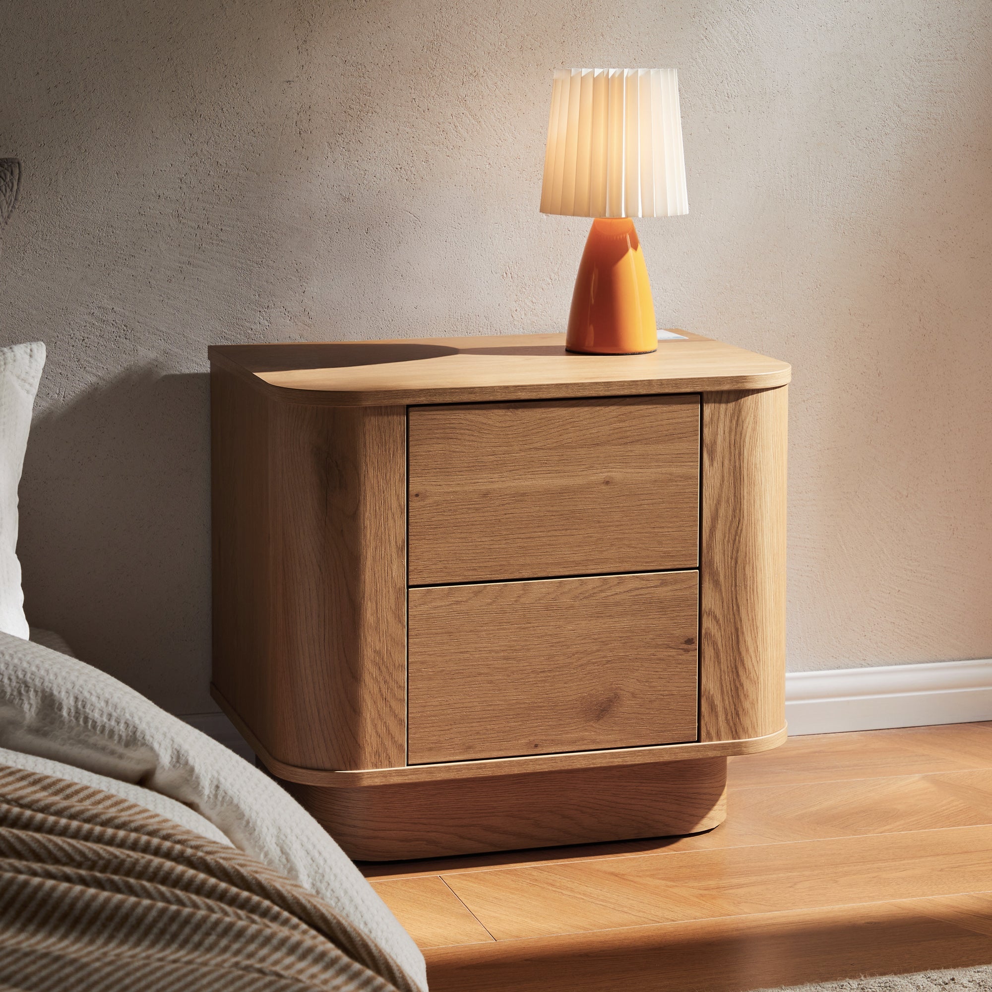 Nina Bedside Table Oak