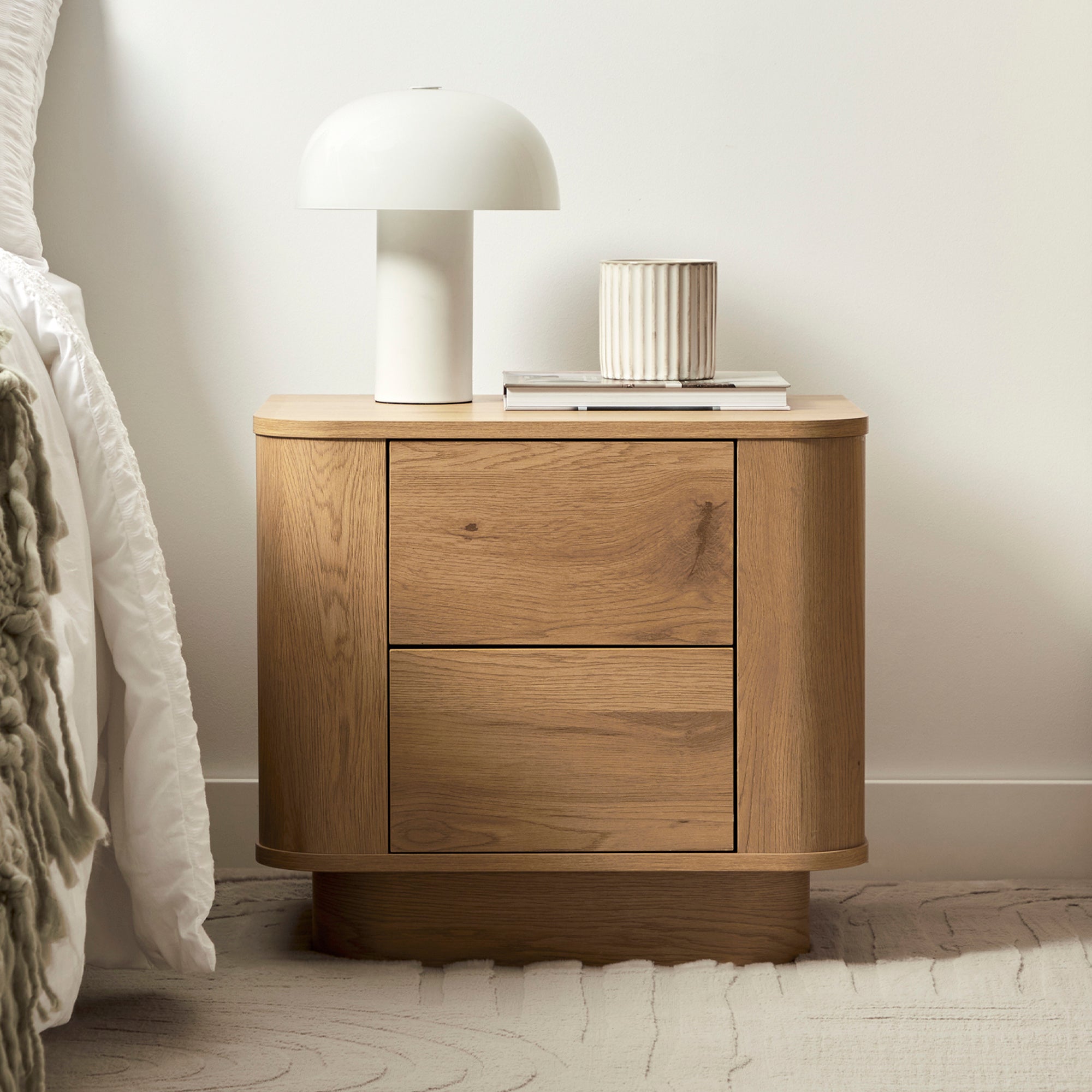 Nina Bedside Table Oak