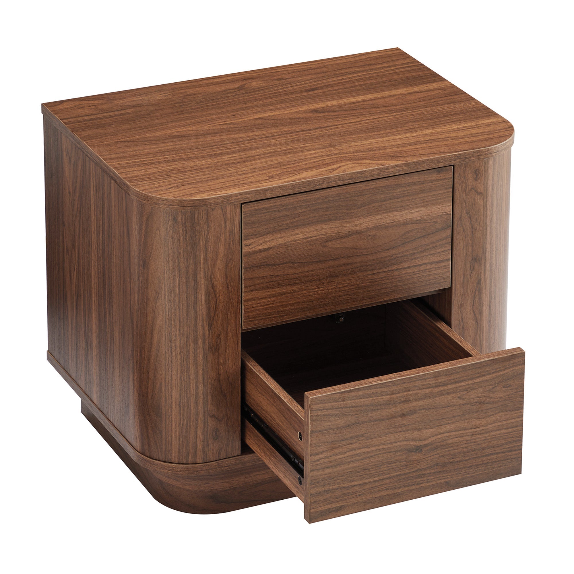 Nina Bedside Table Walnut (Set of 2)
