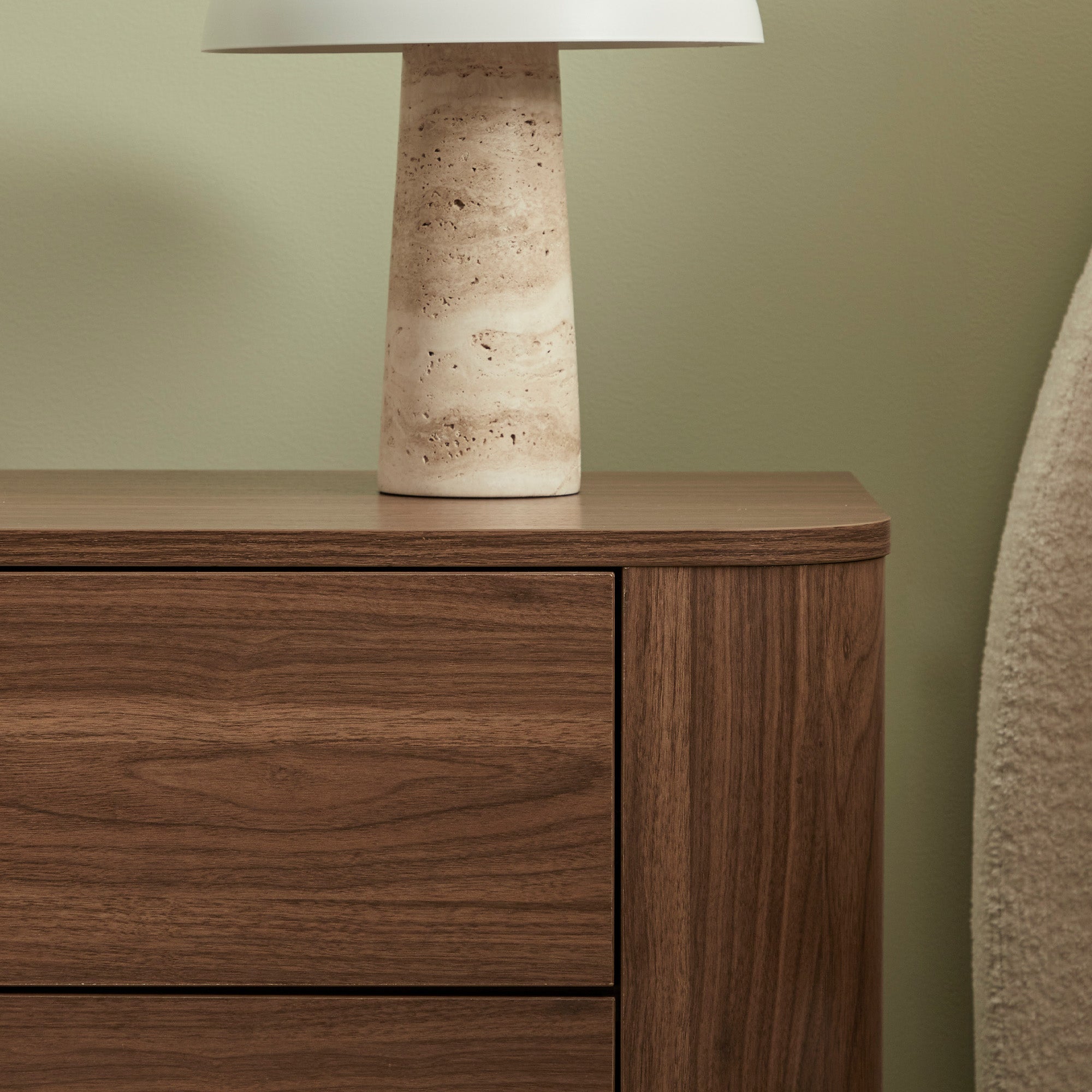 Nina Bedside Table Walnut (Set of 2)