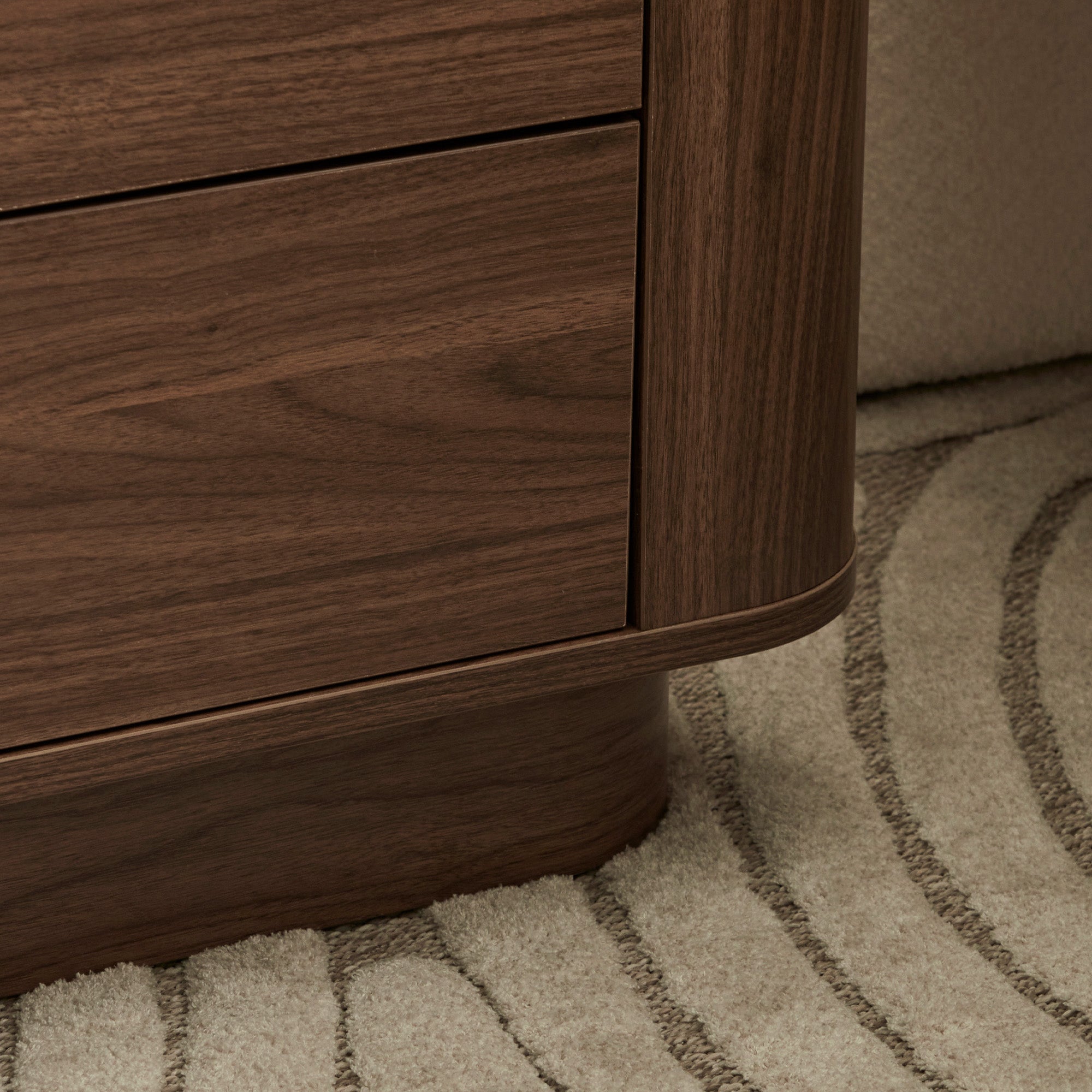 Nina Bedside Table Walnut
