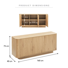 Nina Buffet Oak (160cm)