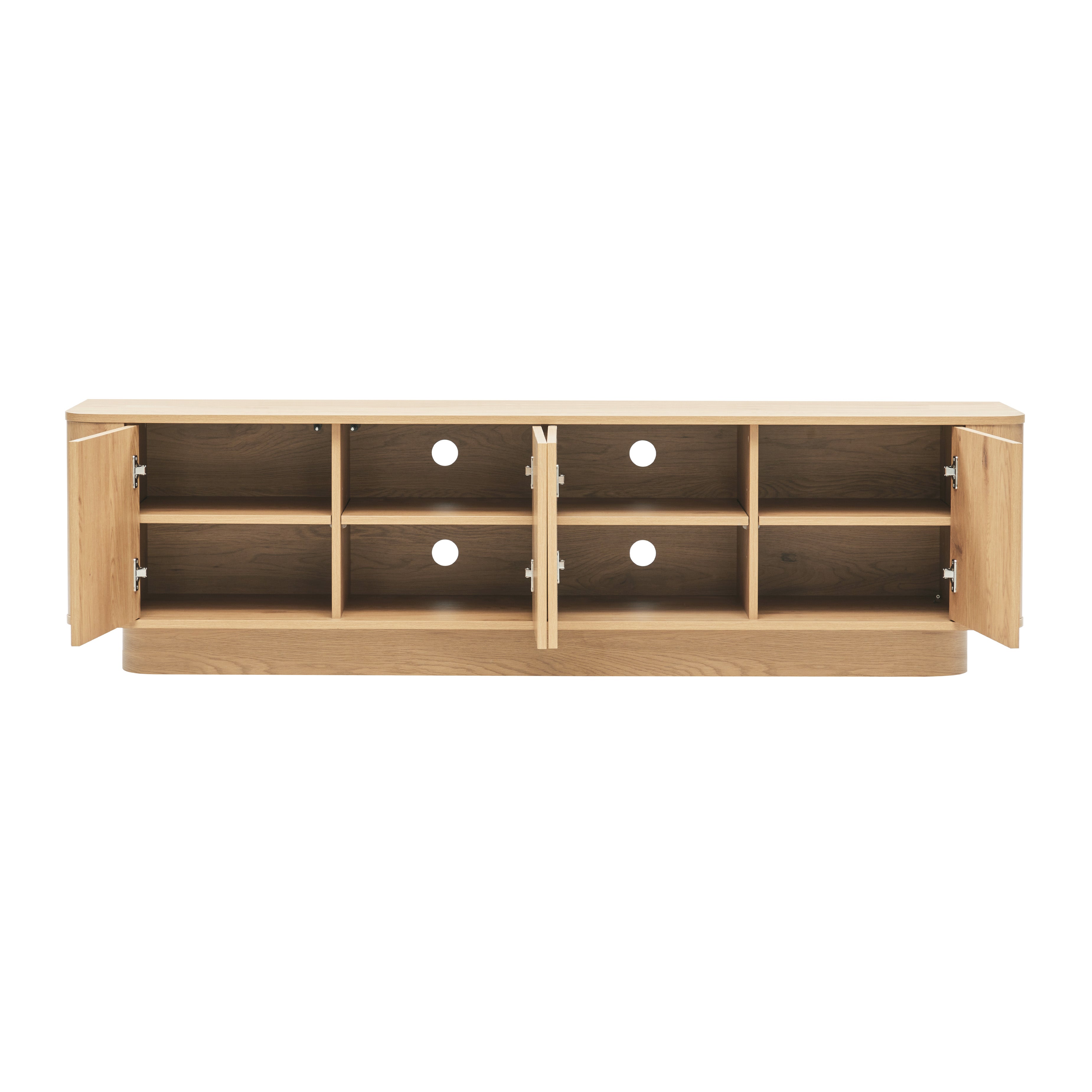 Nina Entertainment Unit Oak (180cm)