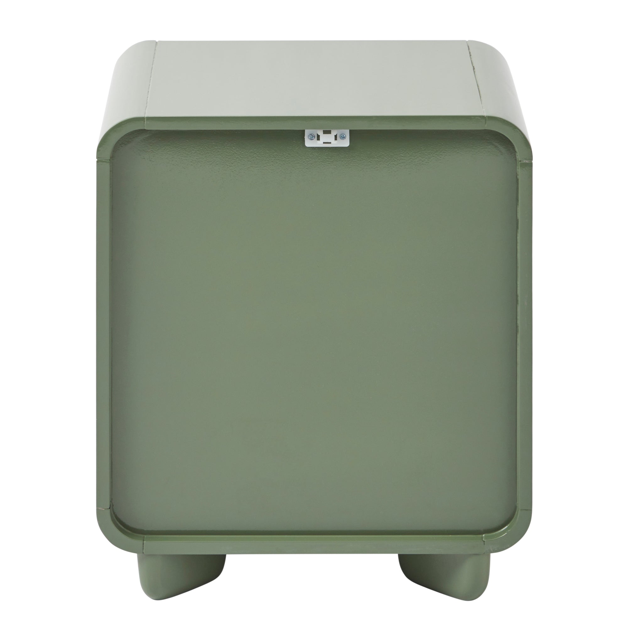 Charlie Gloss Bedside Table Green