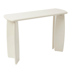 Charlie Gloss Console Table Cream (110cm)