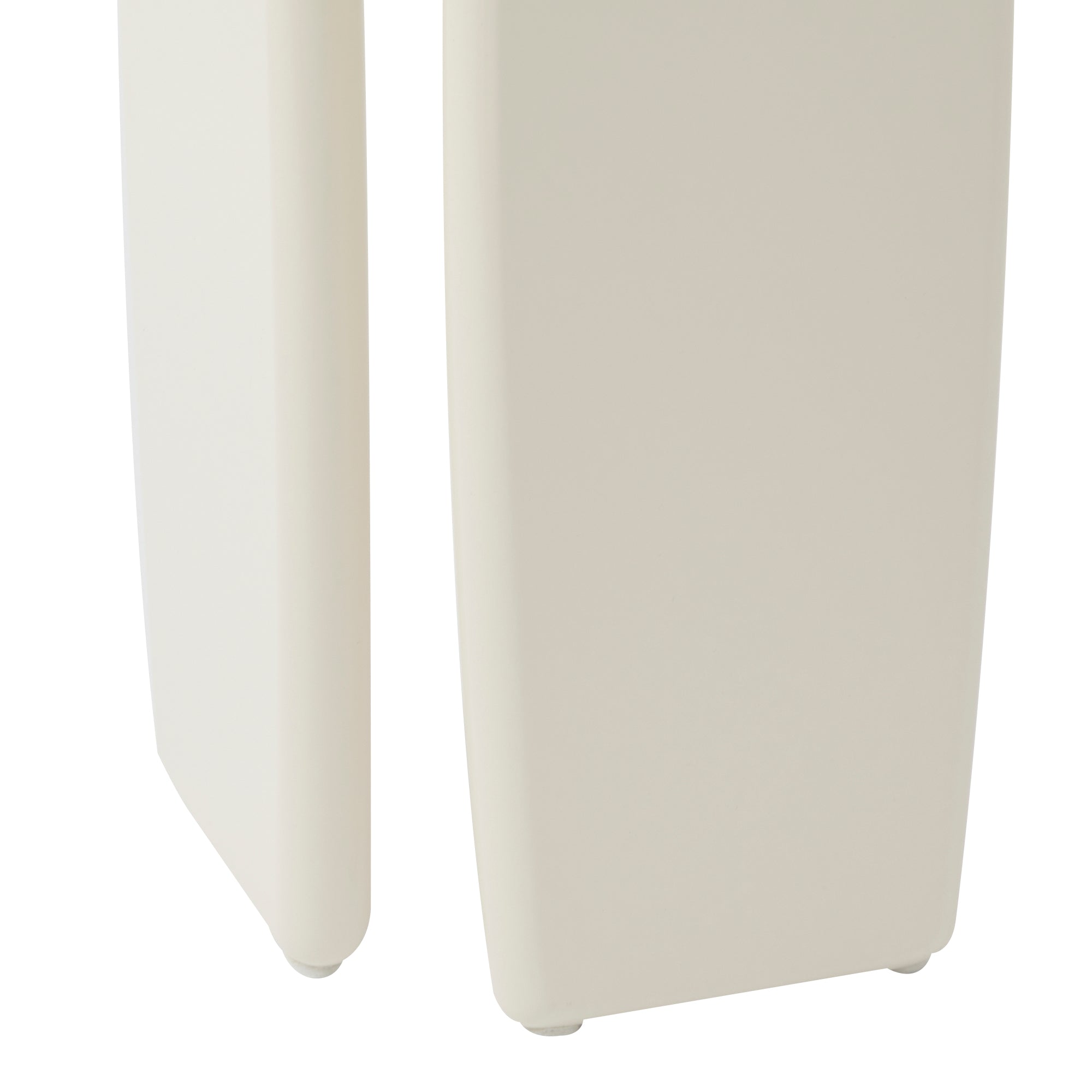 Charlie Gloss Console Table Cream (110cm)