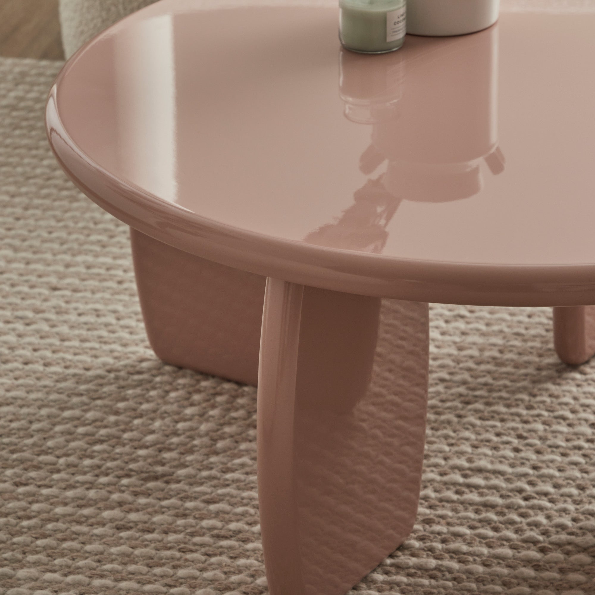 Charlie Gloss Coffee Table Clay