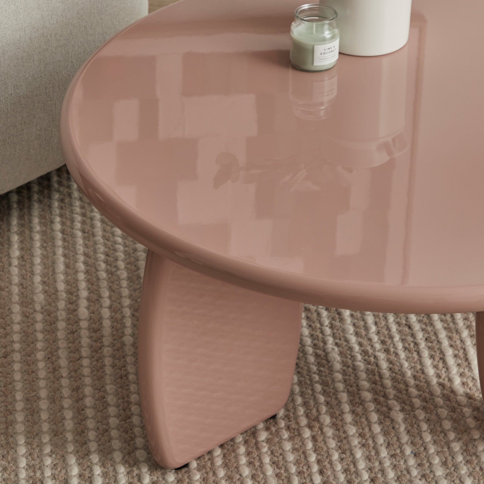 Charlie Gloss Coffee Table Clay