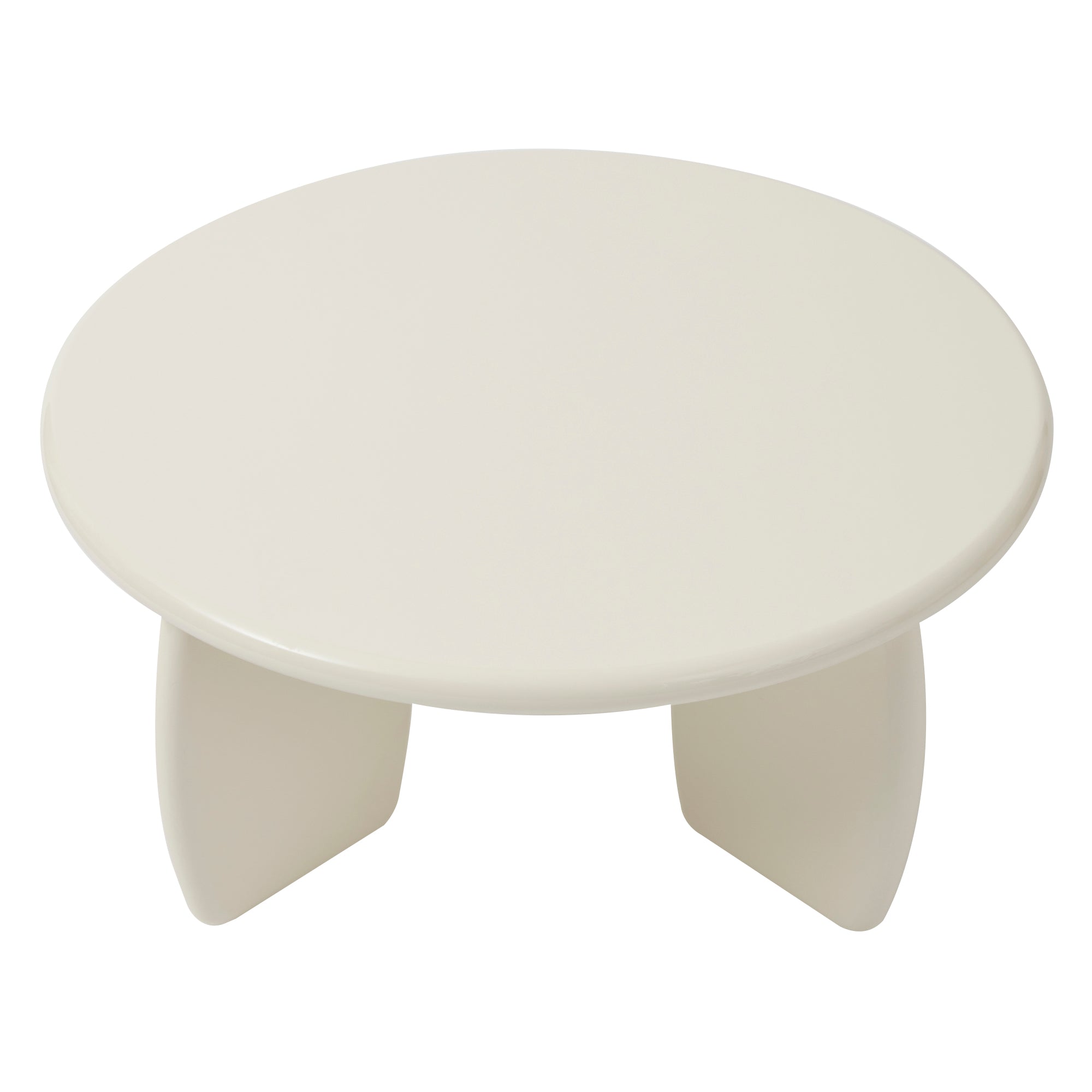 Charlie Gloss Coffee Table Cream