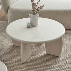 Charlie Gloss Coffee Table Cream