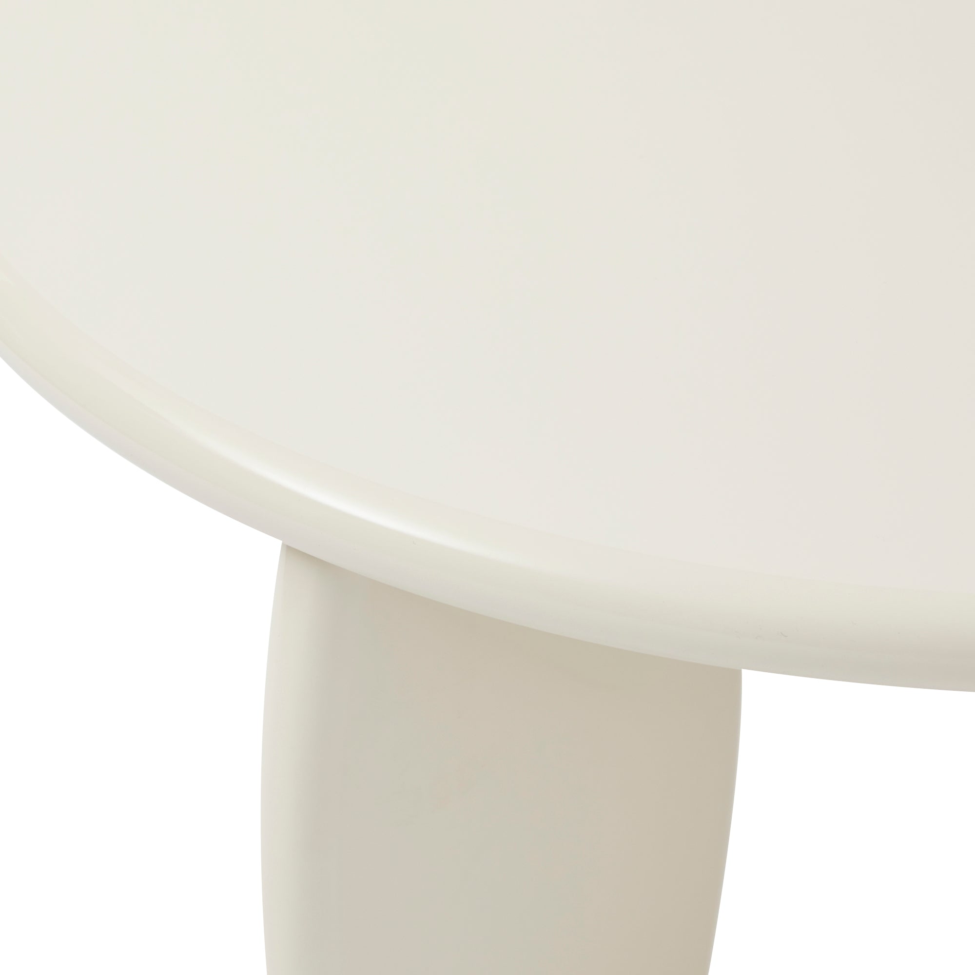 Charlie Gloss Coffee Table Cream