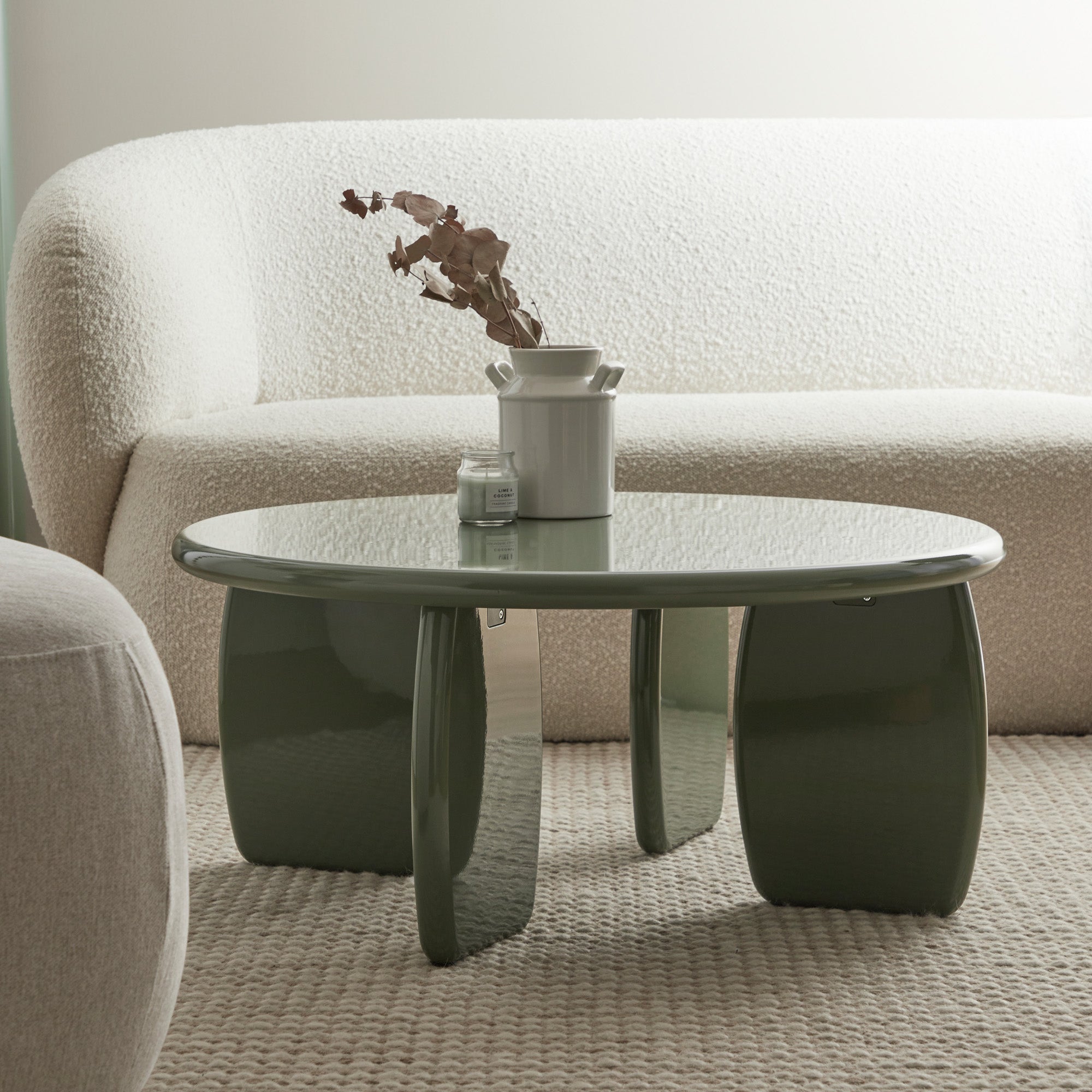 Charlie Gloss Coffee Table Green