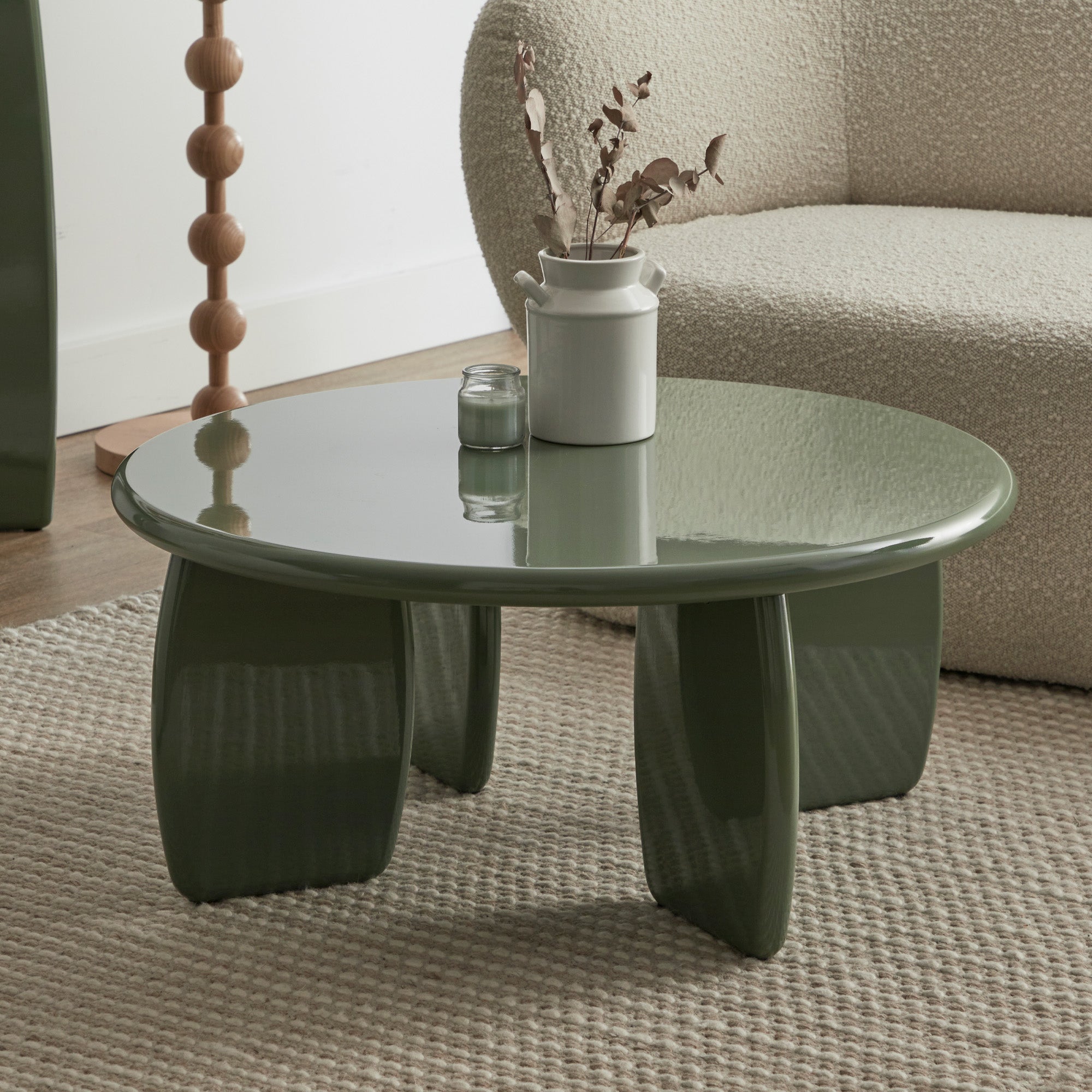 Charlie Gloss Coffee Table Green
