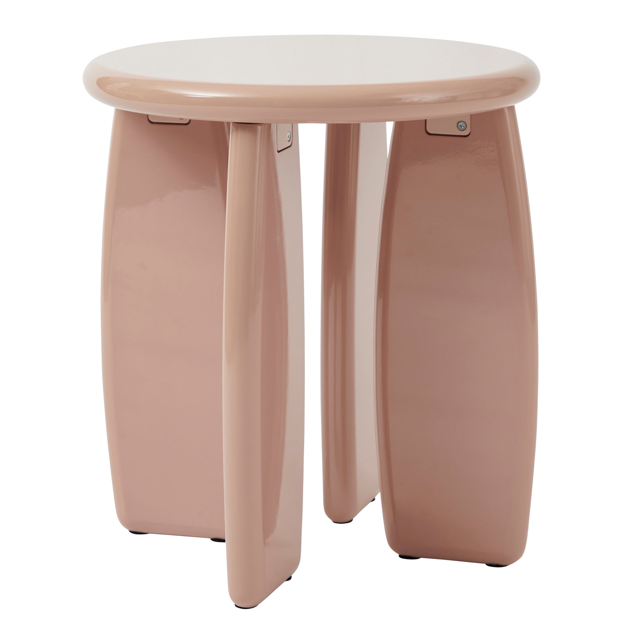 Charlie Gloss Side Table Clay