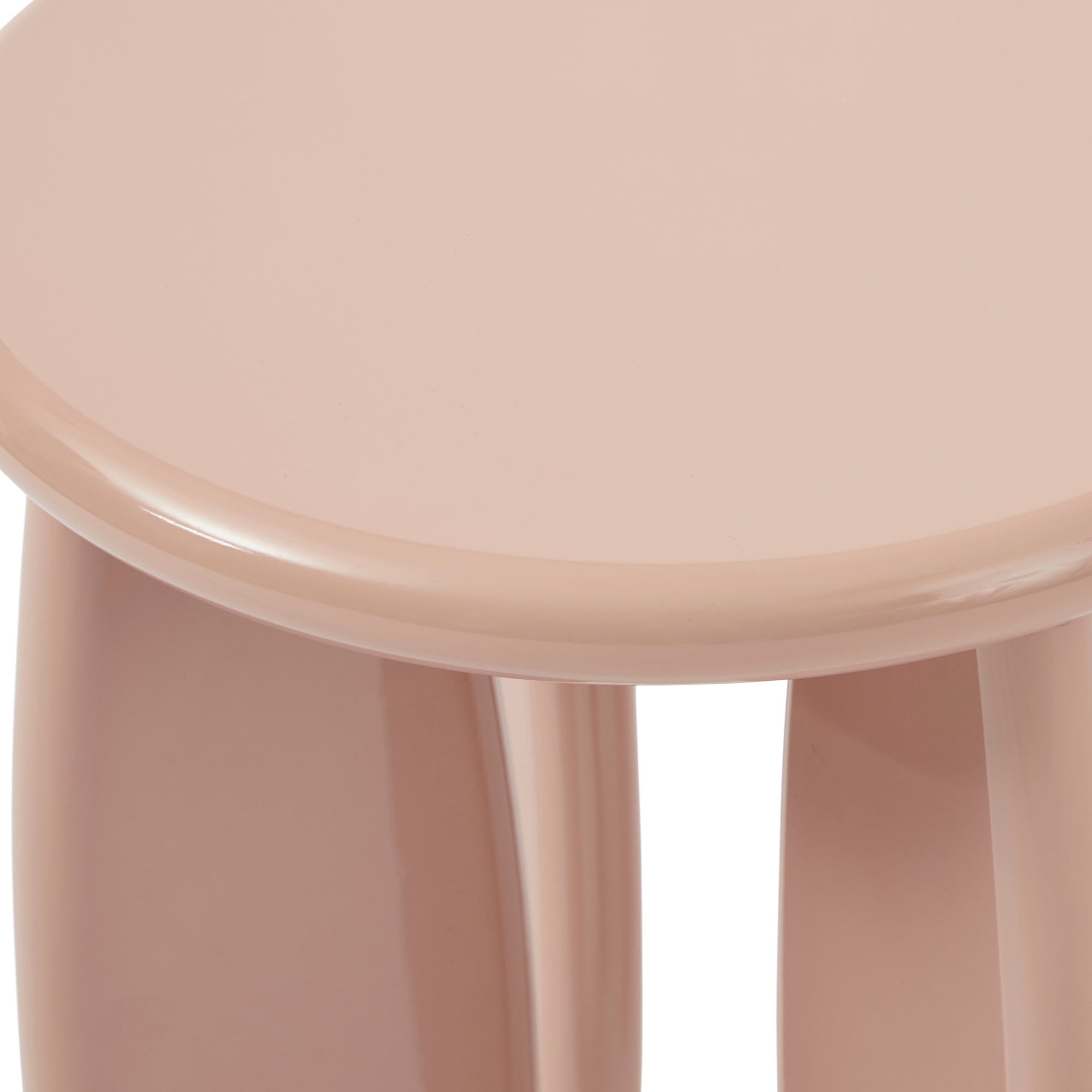 Charlie Gloss Side Table Clay