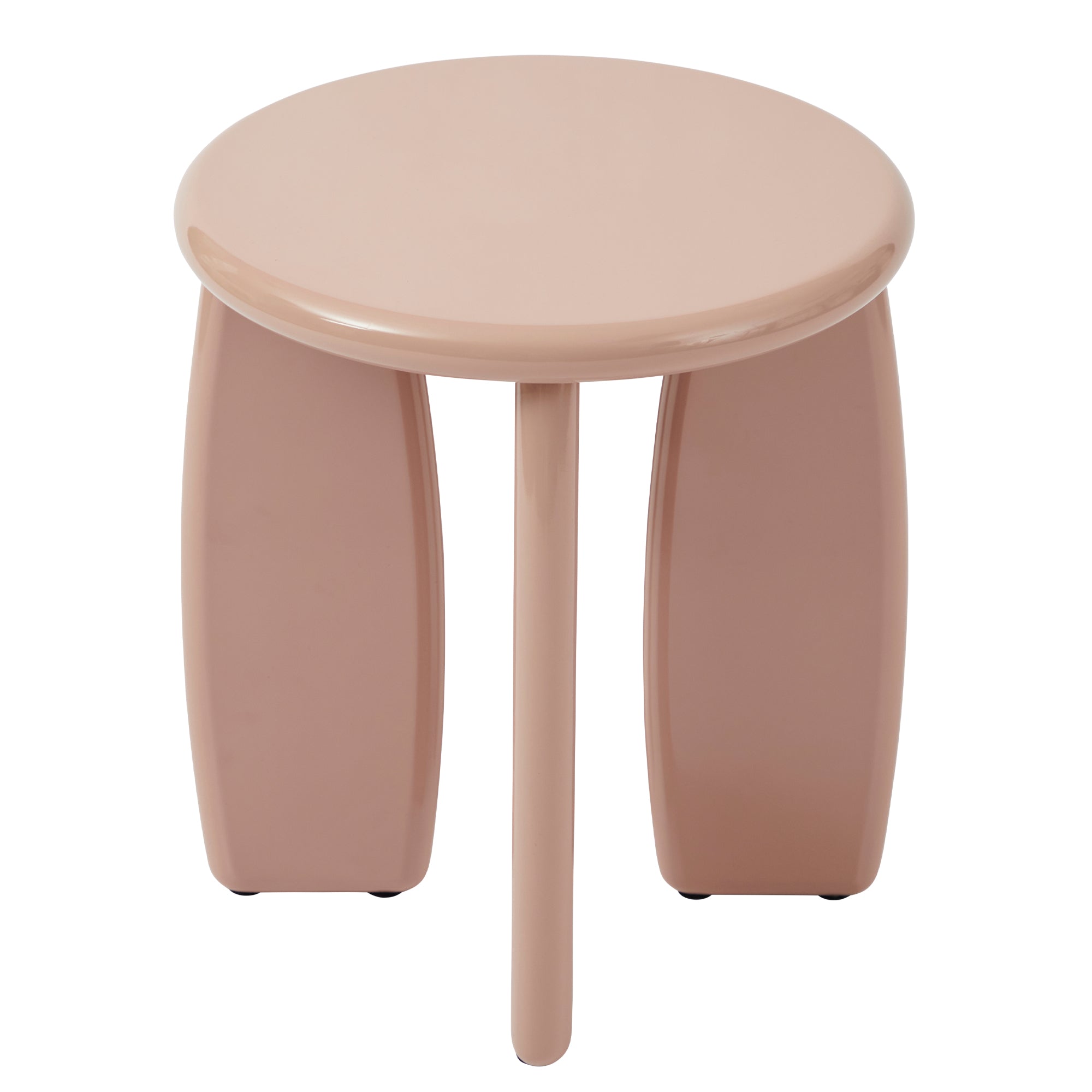 Charlie Gloss Side Table Clay