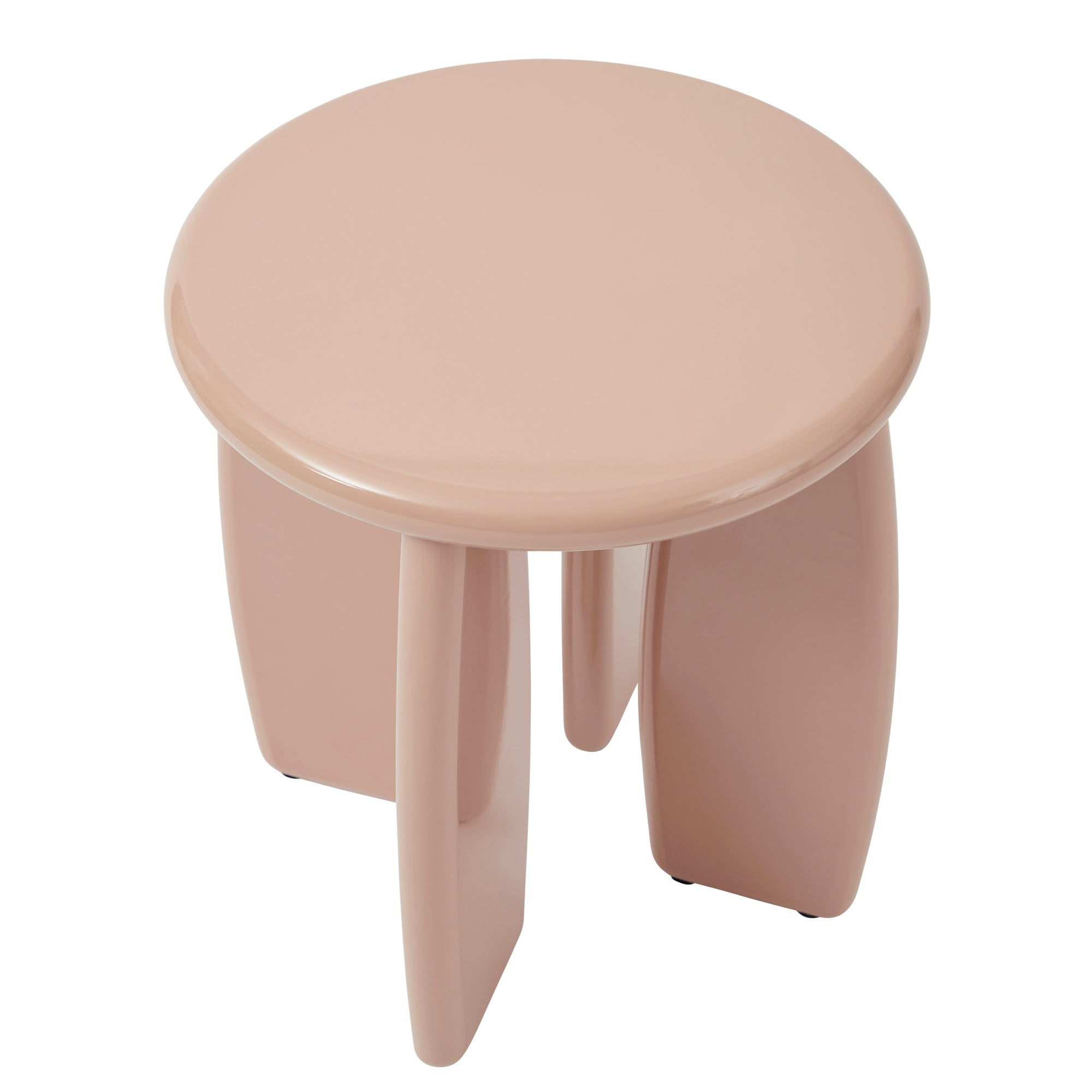 Charlie Gloss Side Table Clay
