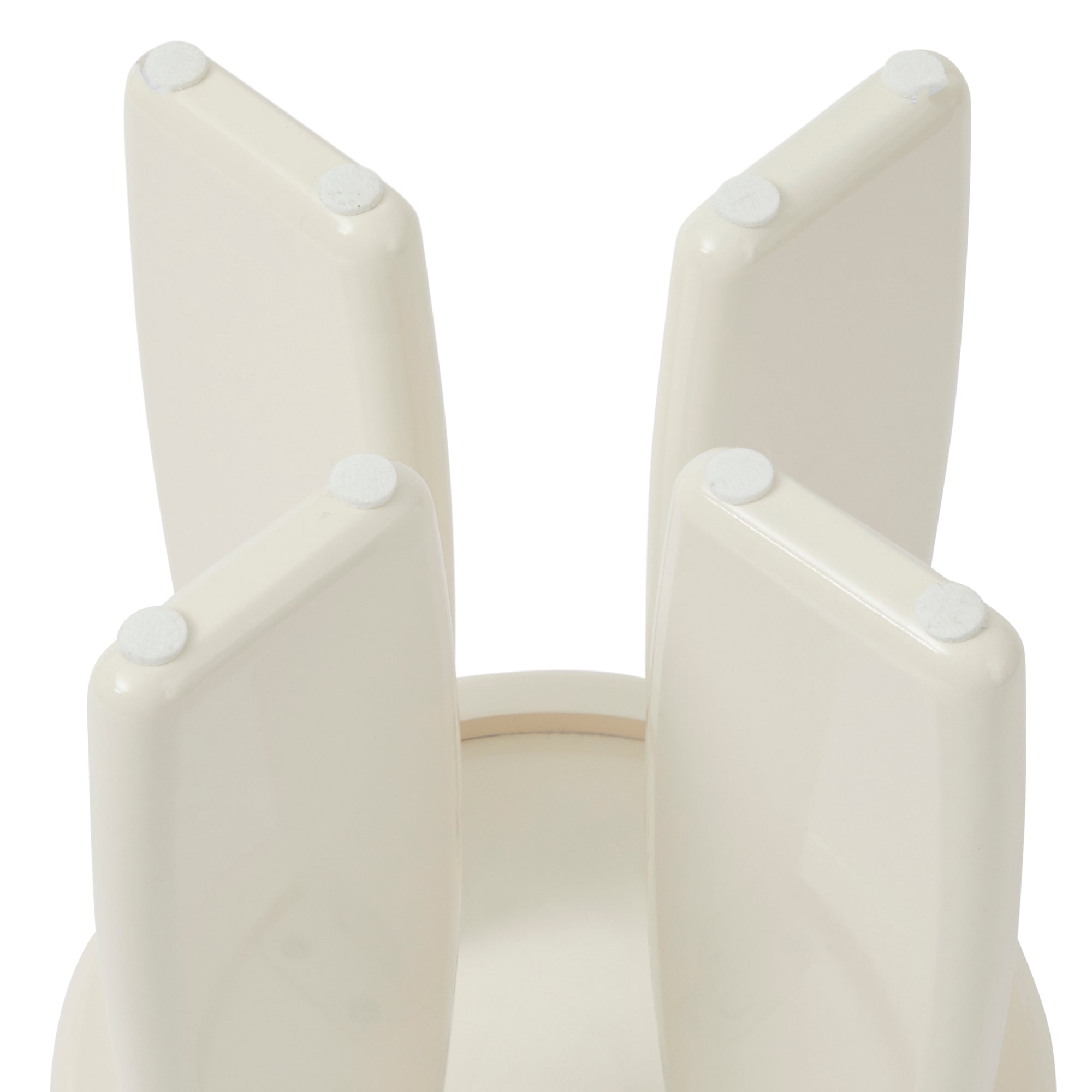 Charlie Gloss Side Table Cream