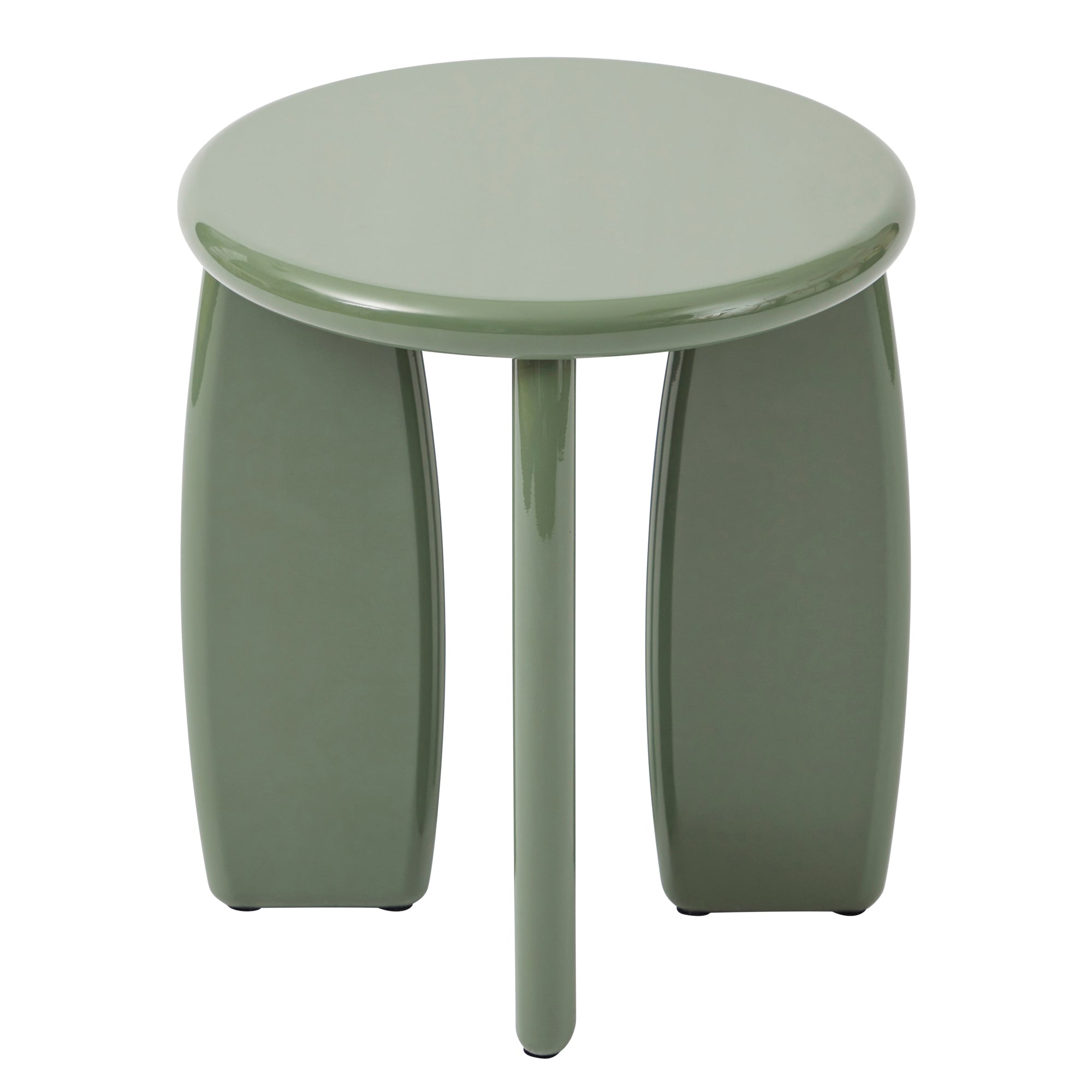 Charlie Gloss Side Table Green
