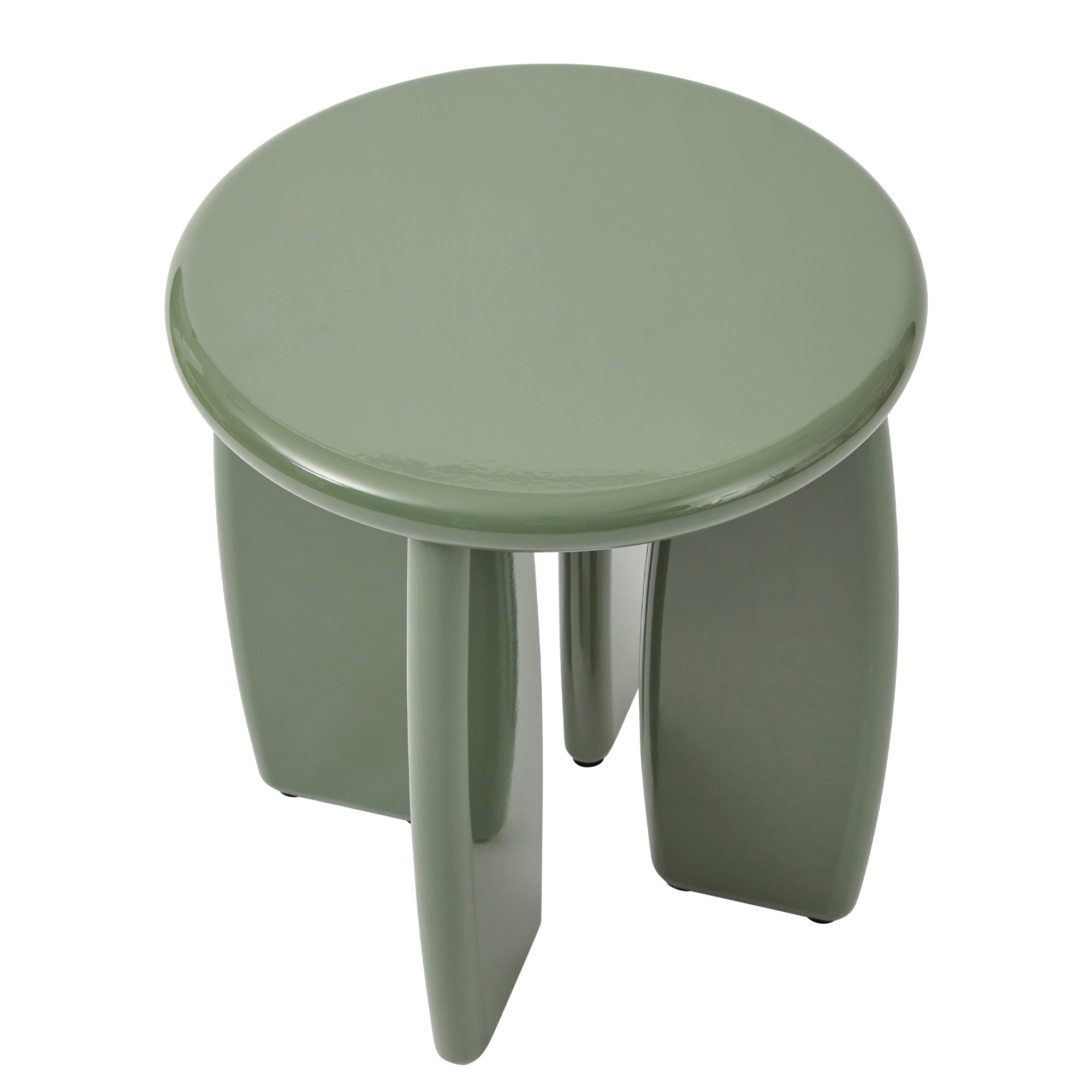Charlie Gloss Side Table Green