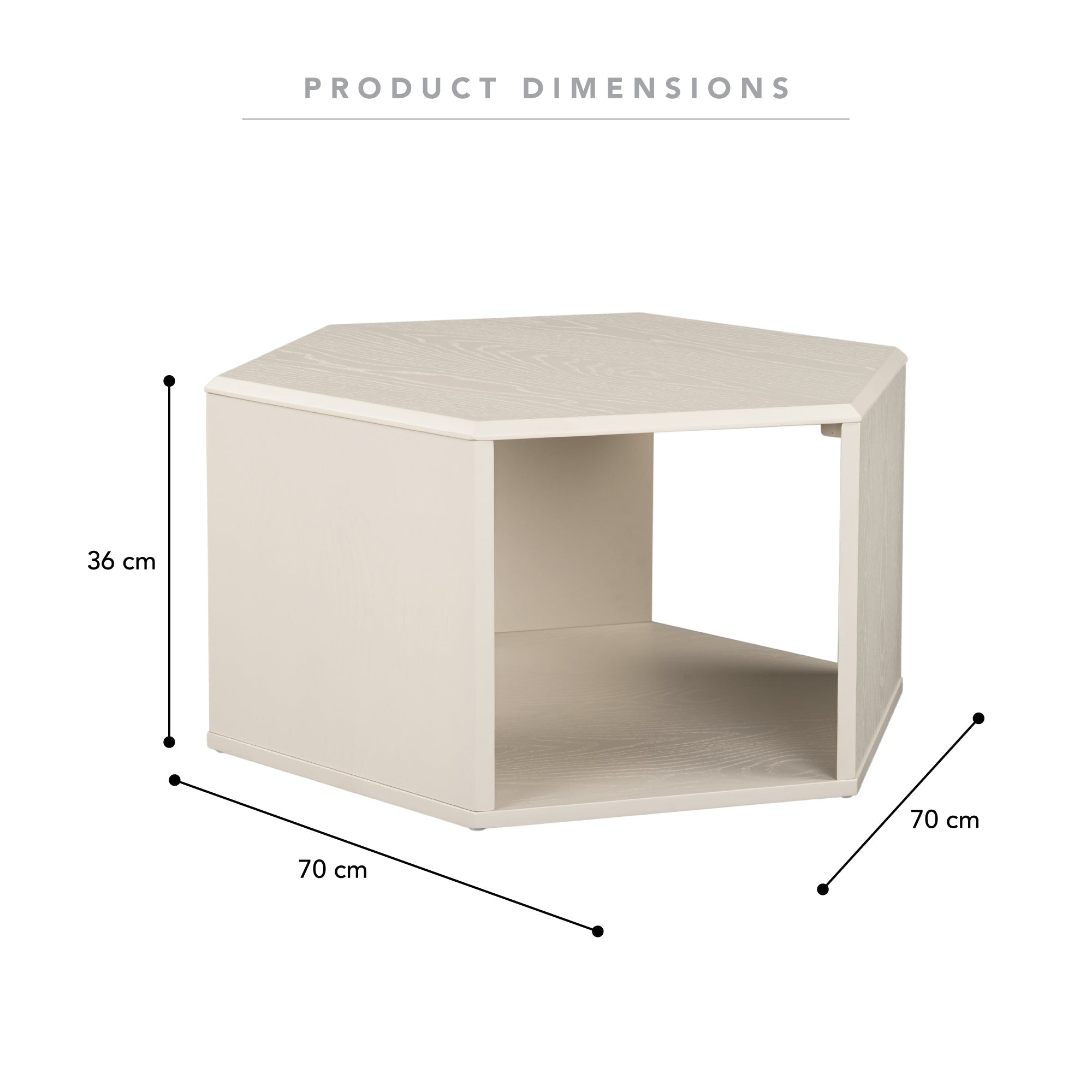 Megara Coffee Table Grey