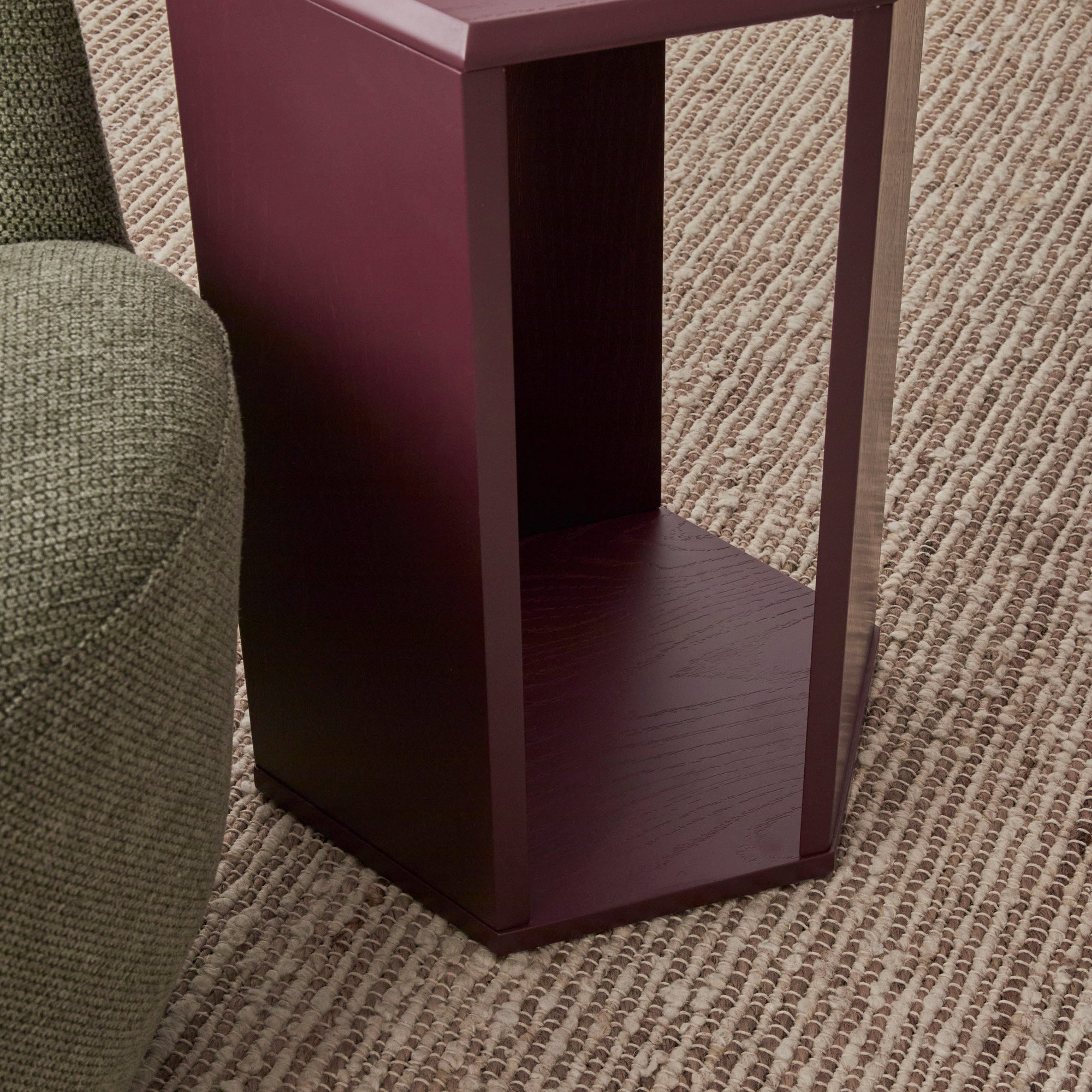 Megara Side Table Merlot