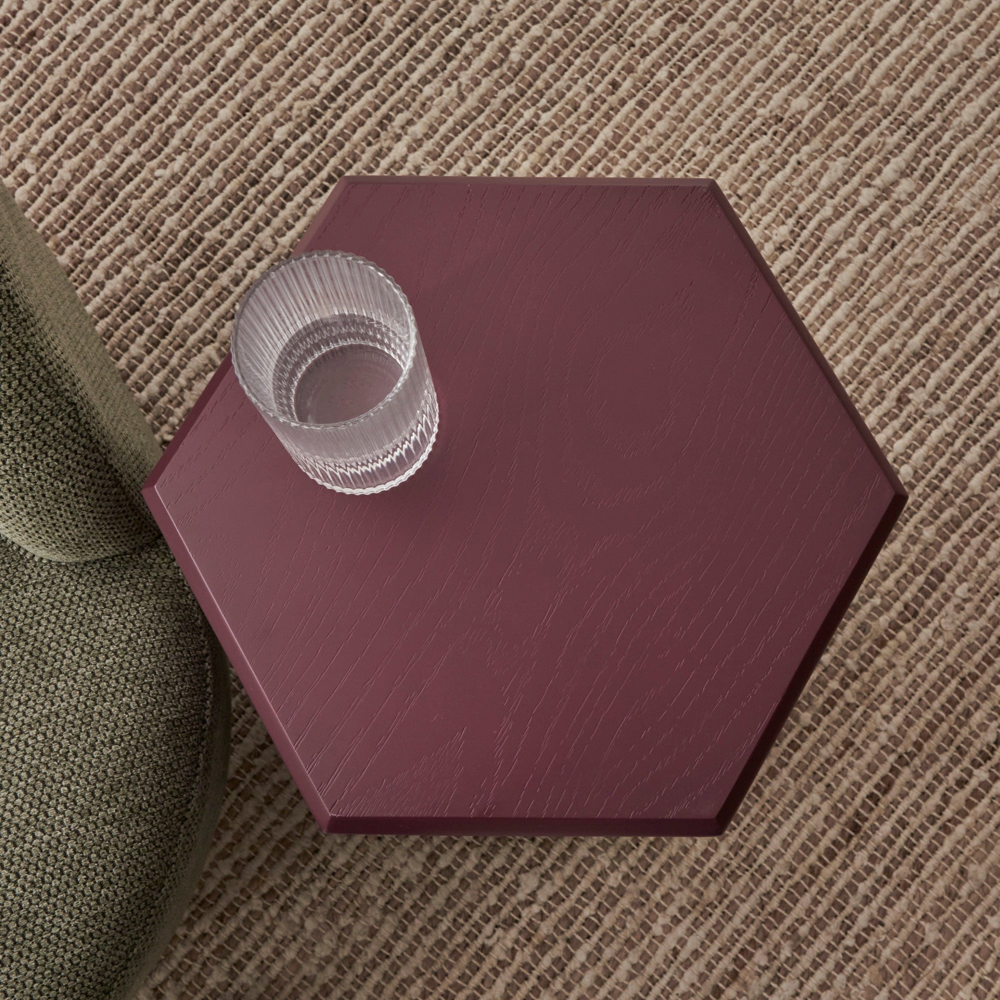Megara Side Table Merlot