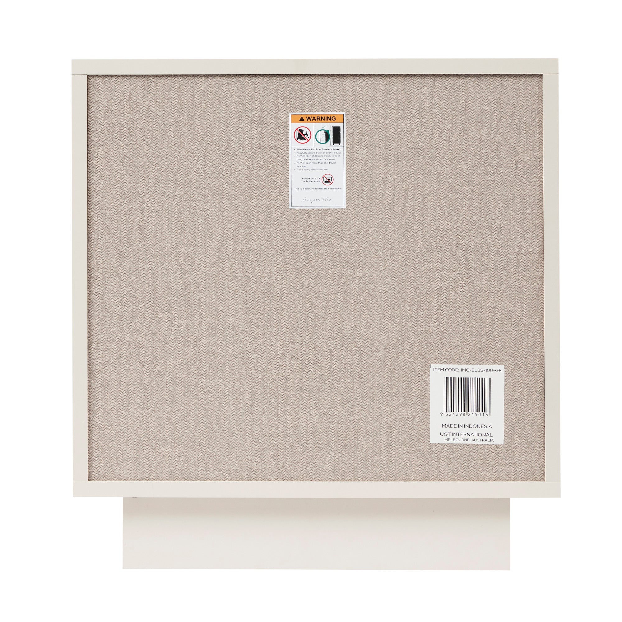 Elsene Bedside Table Grey (Set of 2)