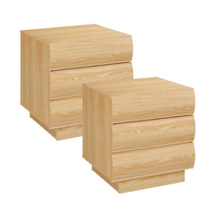 Elsene Bedside Table Natural (Set of 2)
