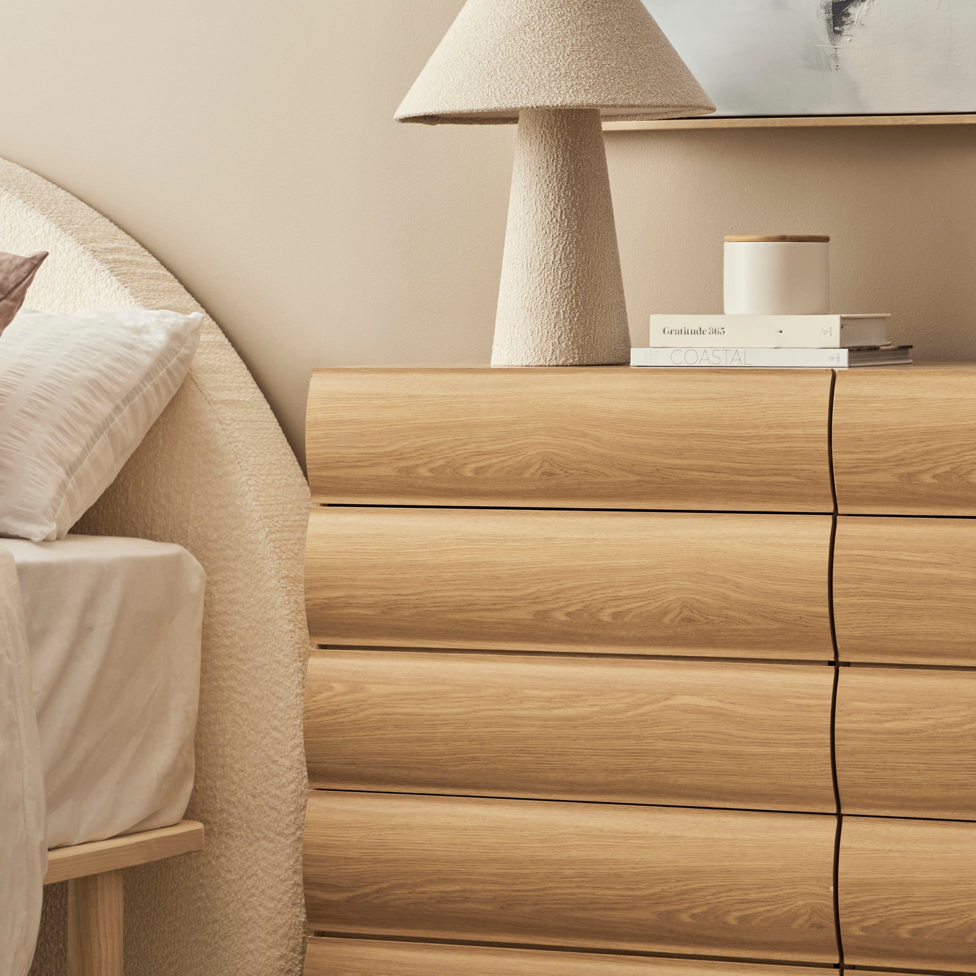 Elsene Chest of 6 Drawers Natural