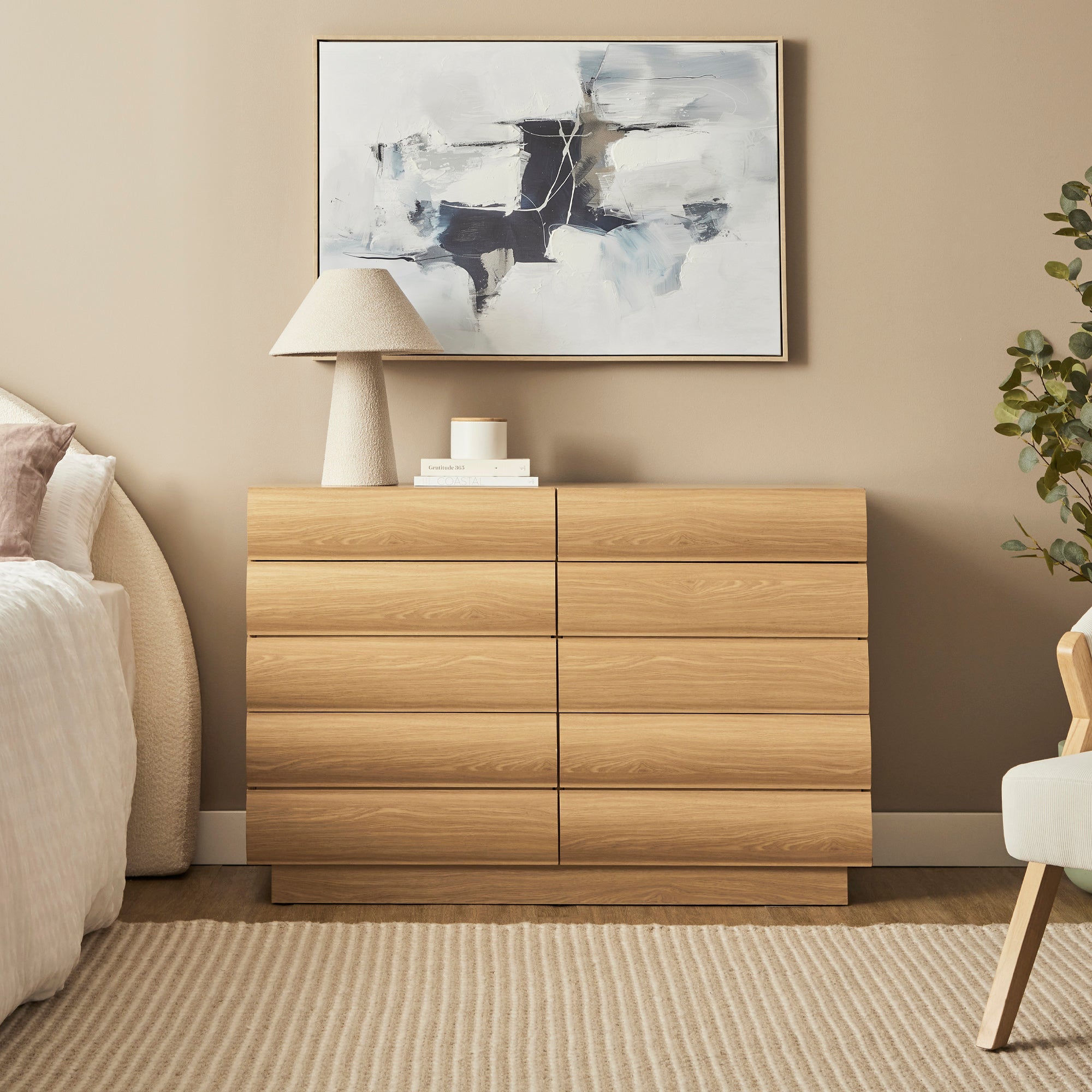 Elsene Chest of 6 Drawers Natural