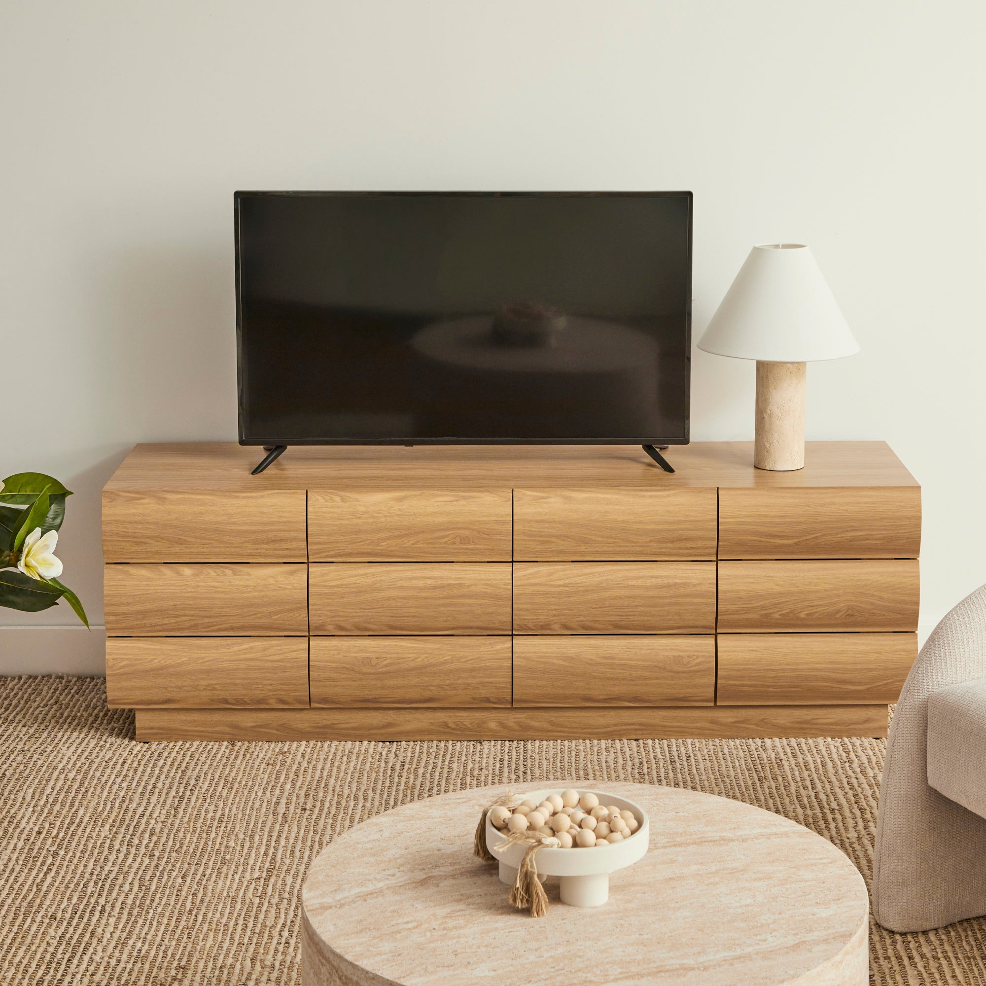 Elsene Entertainment Unit Natural (160cm)
