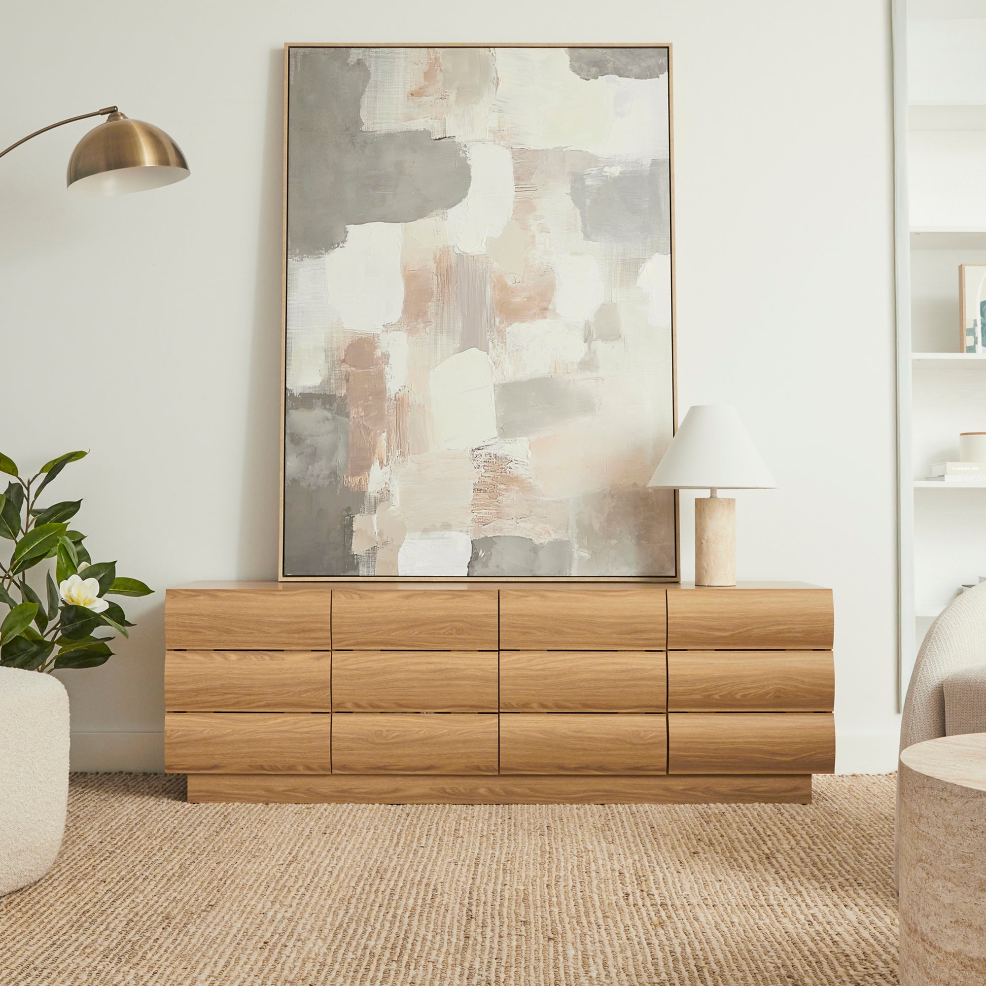 Elsene Entertainment Unit Natural (160cm)