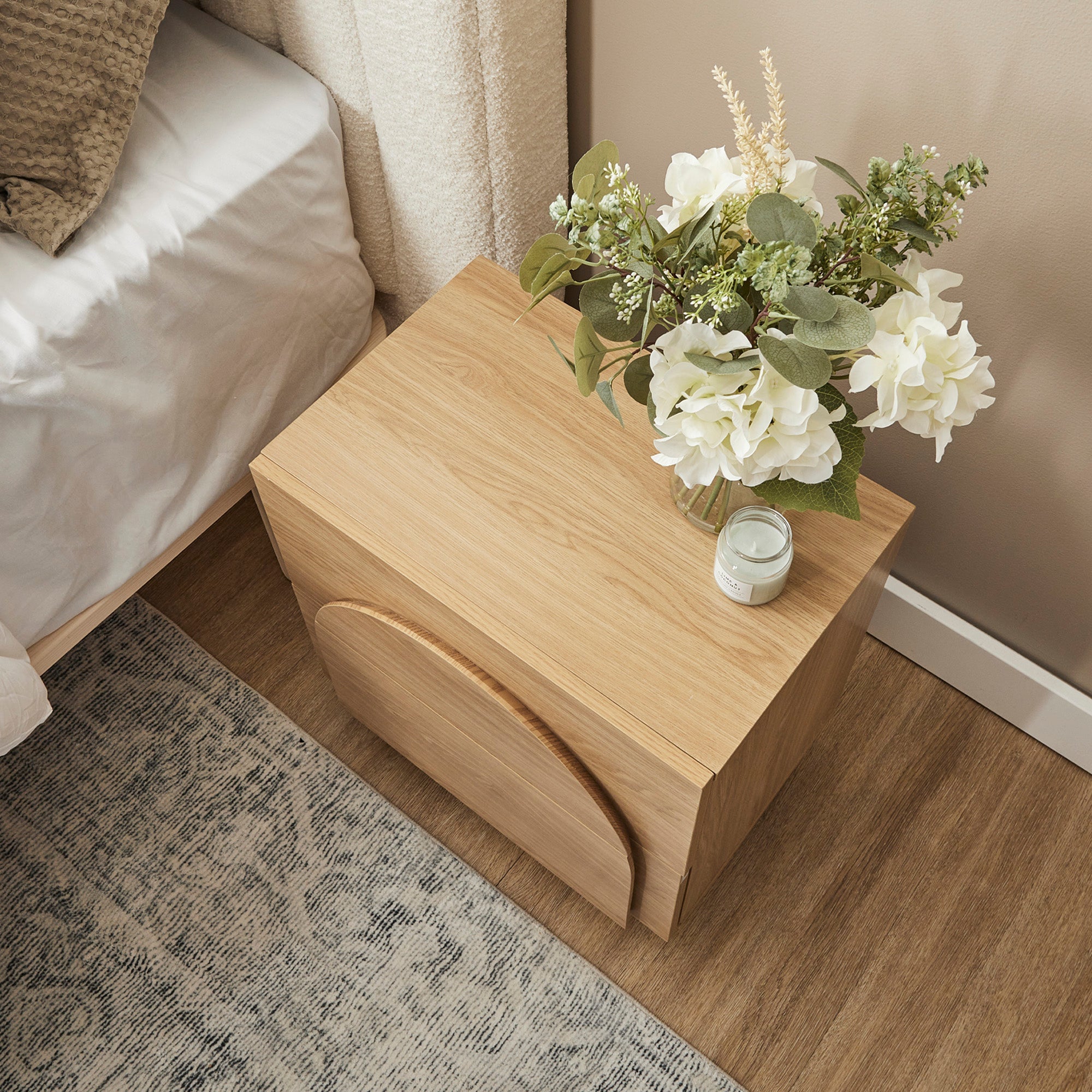 Kaari Bedside Table Natural (Set of 2)