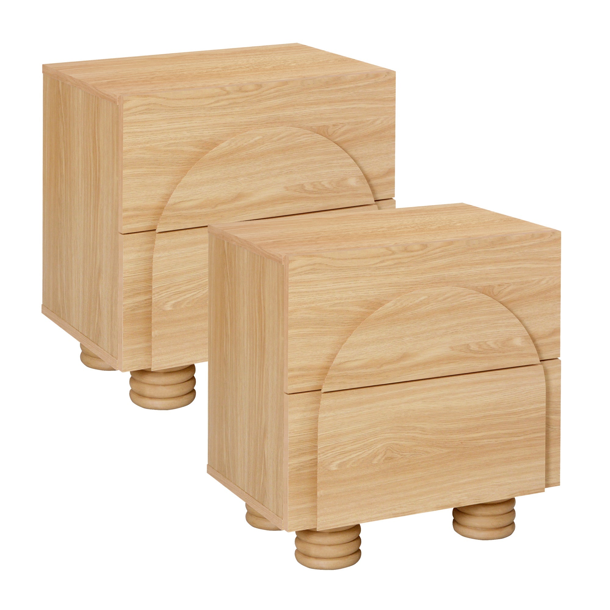 Kaari Bedside Table Natural (Set of 2)