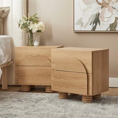 Kaari Bedside Table Natural (Set of 2)